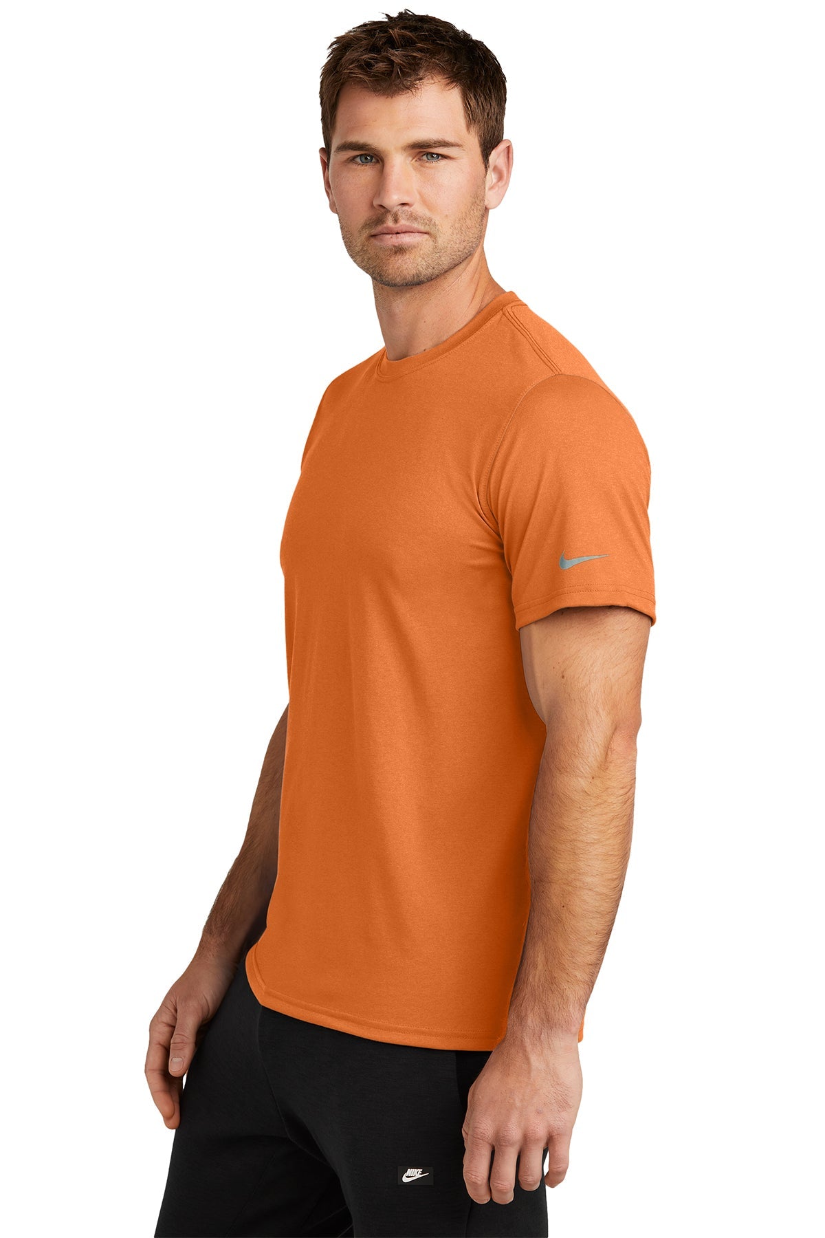 Nike Swoosh Sleeve rLegend Customized Tee's, Desert Orange