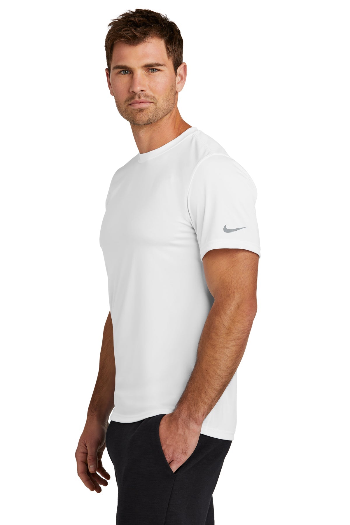 Nike Swoosh Sleeve rLegend Customized Tee's, White