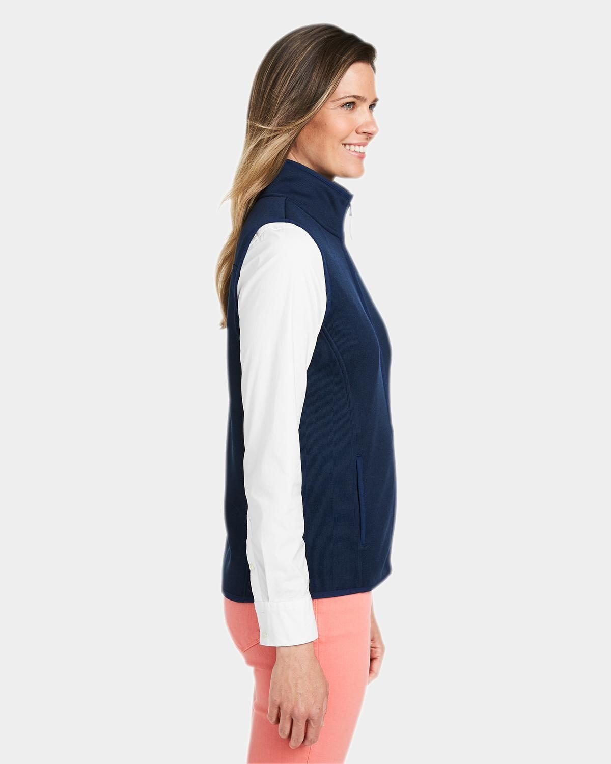 Vineyard Vines Custom Ladies Sweater Fleece Vests, Vineyard Navy