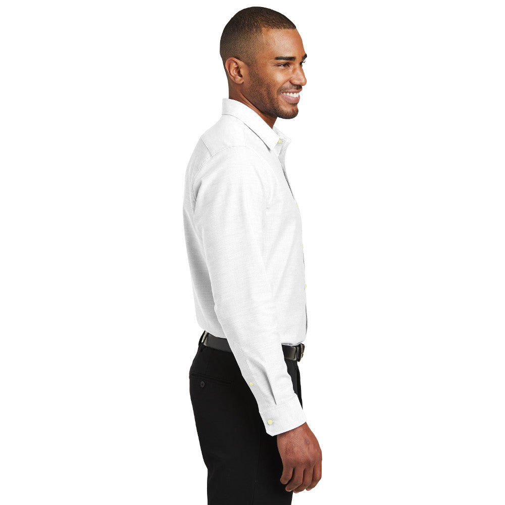 Port Authority Slim Fit SuperPro Oxford Shirt S661 White