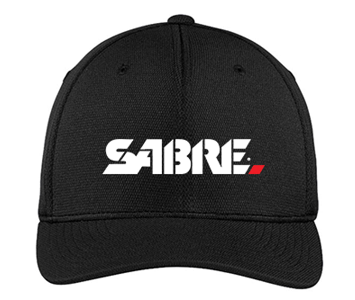 SABRE FLEXFIT COOL & DRY MESH CAP, Black [SABRE LAW ENFORCEMENT]