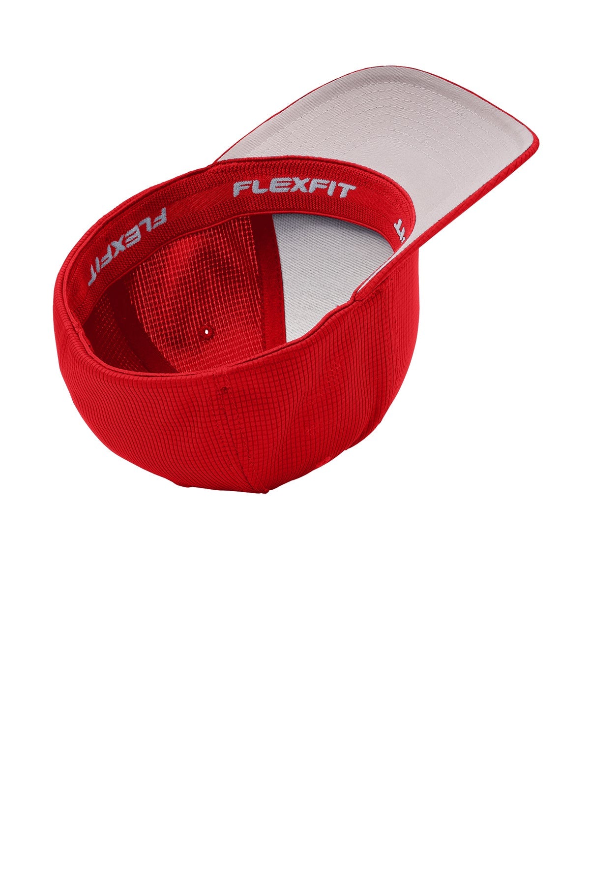 Sport-Tek Flexfit Custom Grid Texture Caps, True Red