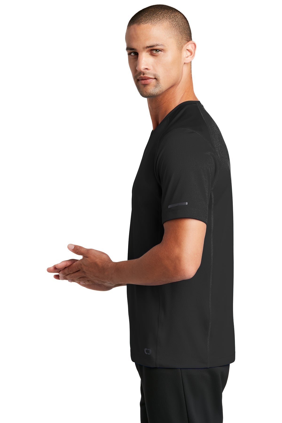 OGIO ENDURANCE Level Mesh Tee OE350 Blacktop