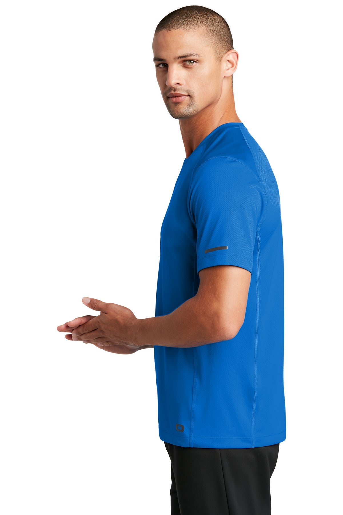 OGIO ENDURANCE Level Mesh Tee OE350 Electric Blue