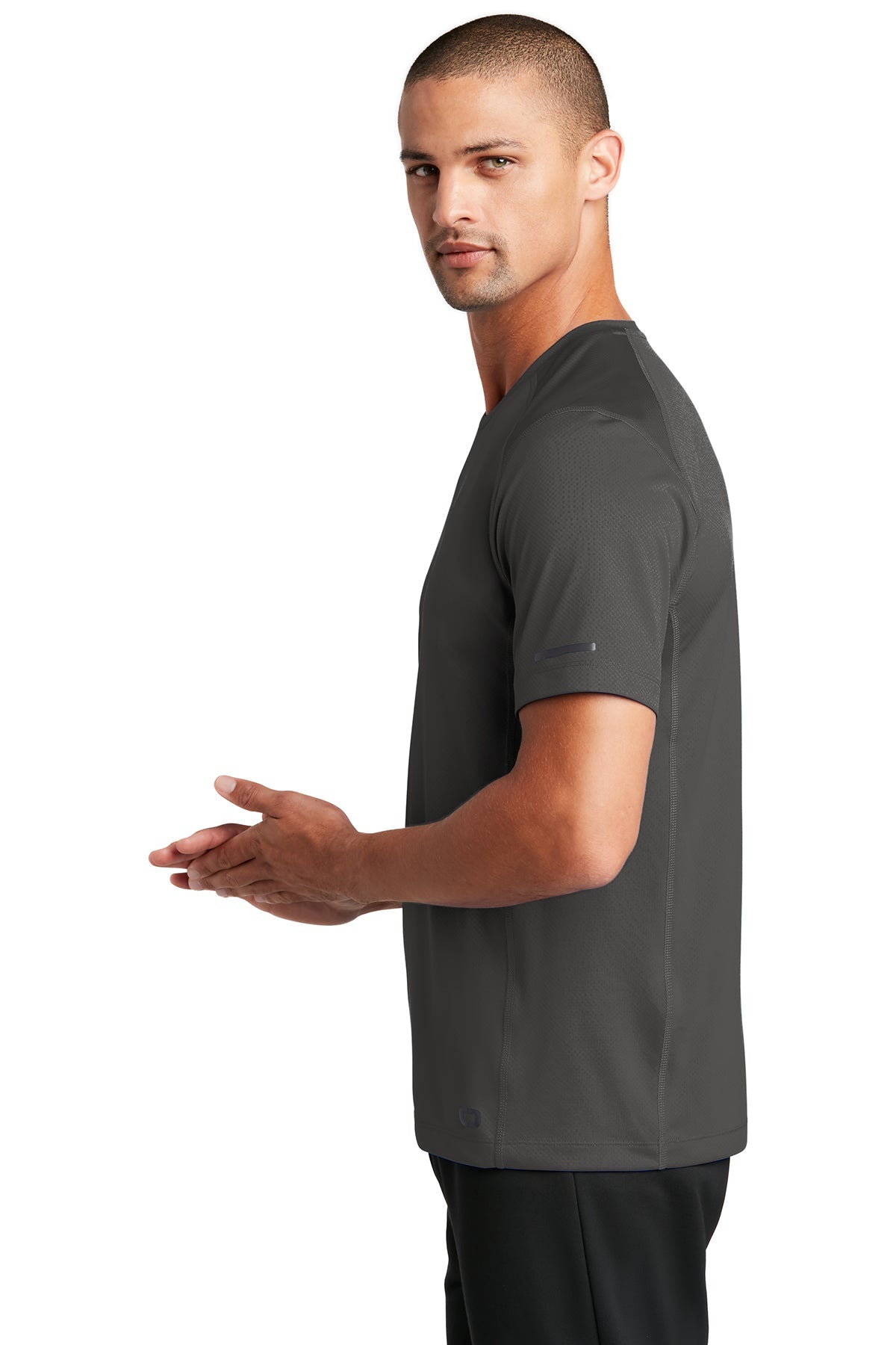 OGIO ENDURANCE Level Mesh Tee OE350 Tarmac Grey