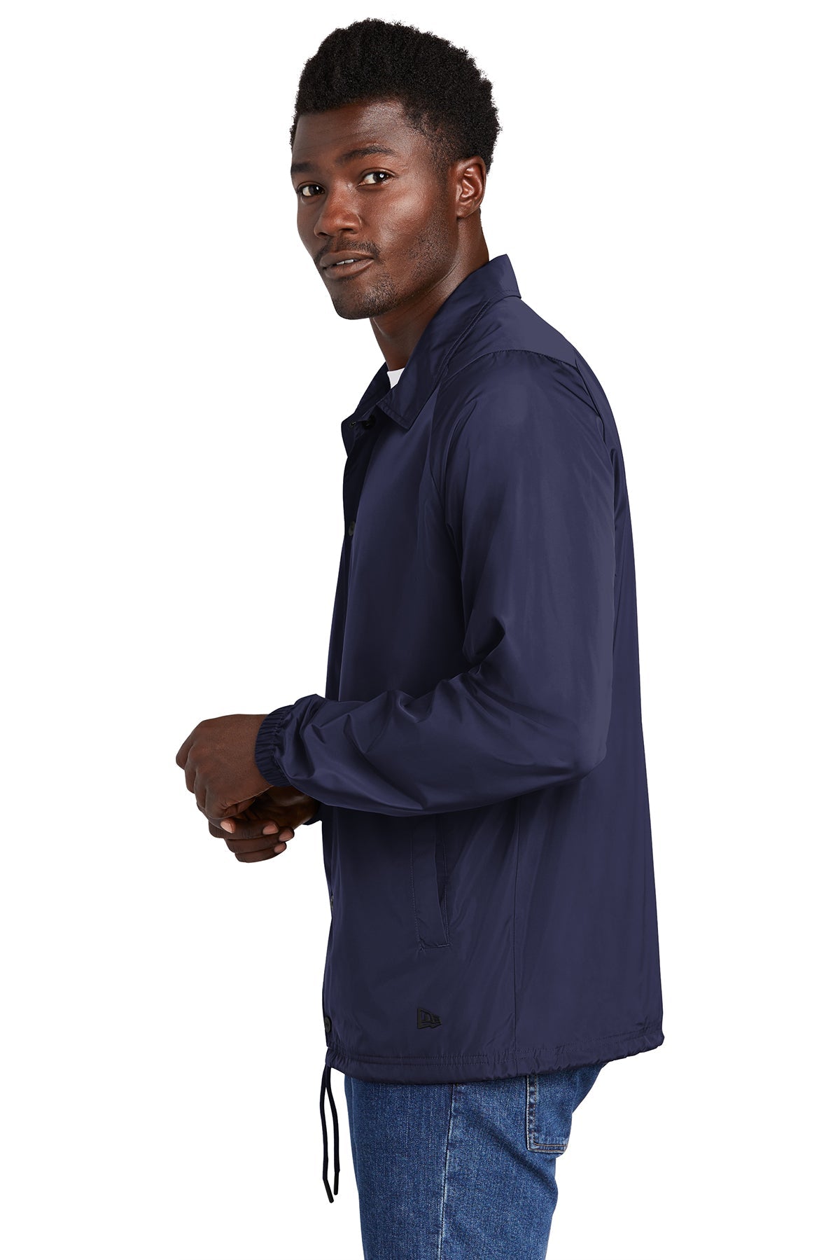 New Era Coach Jacket NEA601 True Navy