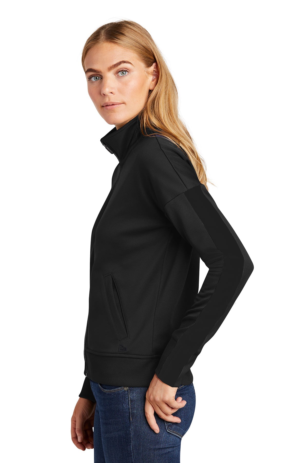 New Era Coach Jacket NEA601 Black/ Black