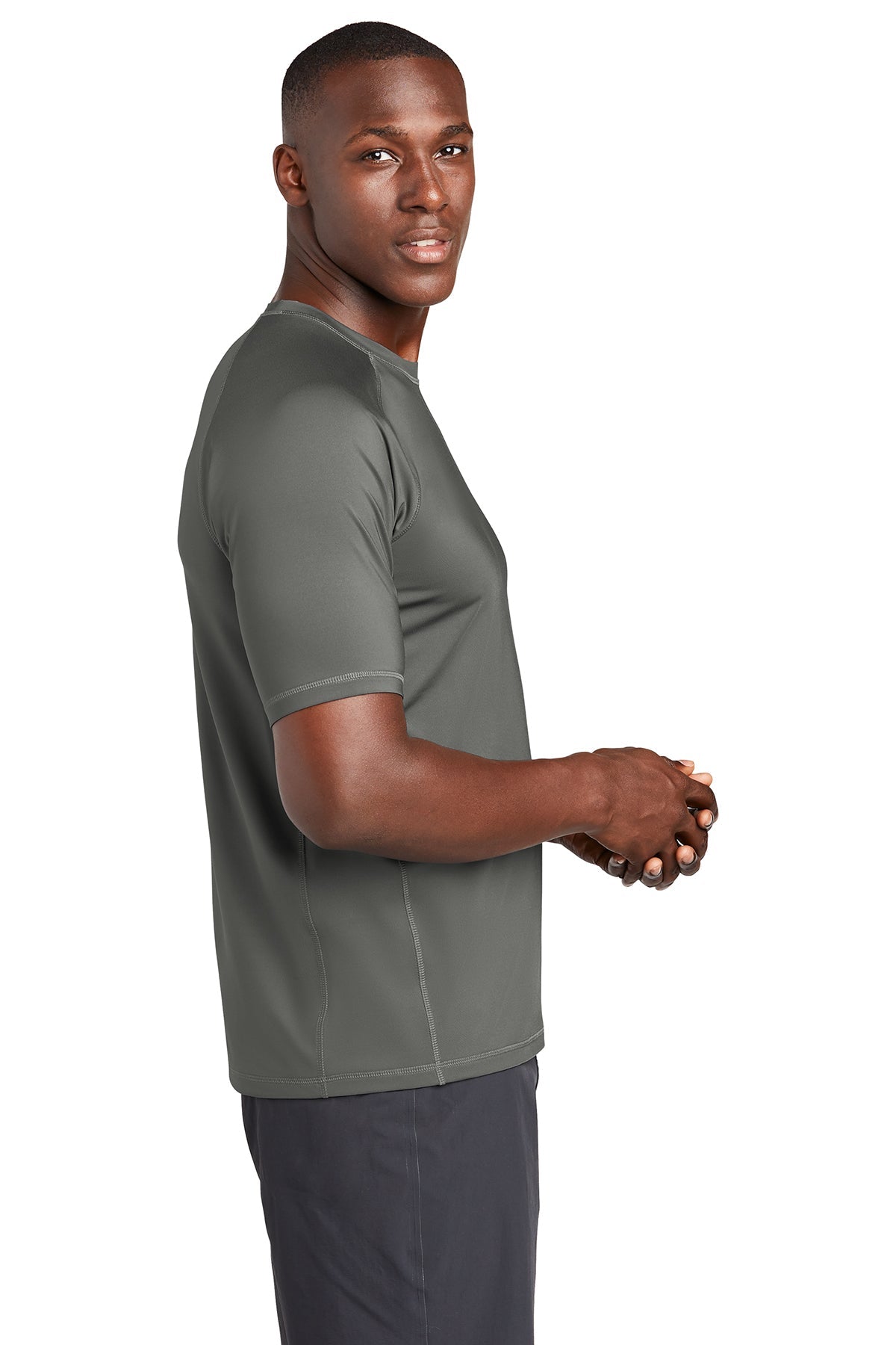 sport-tek_st470 _dark smoke grey_company_logo_polos