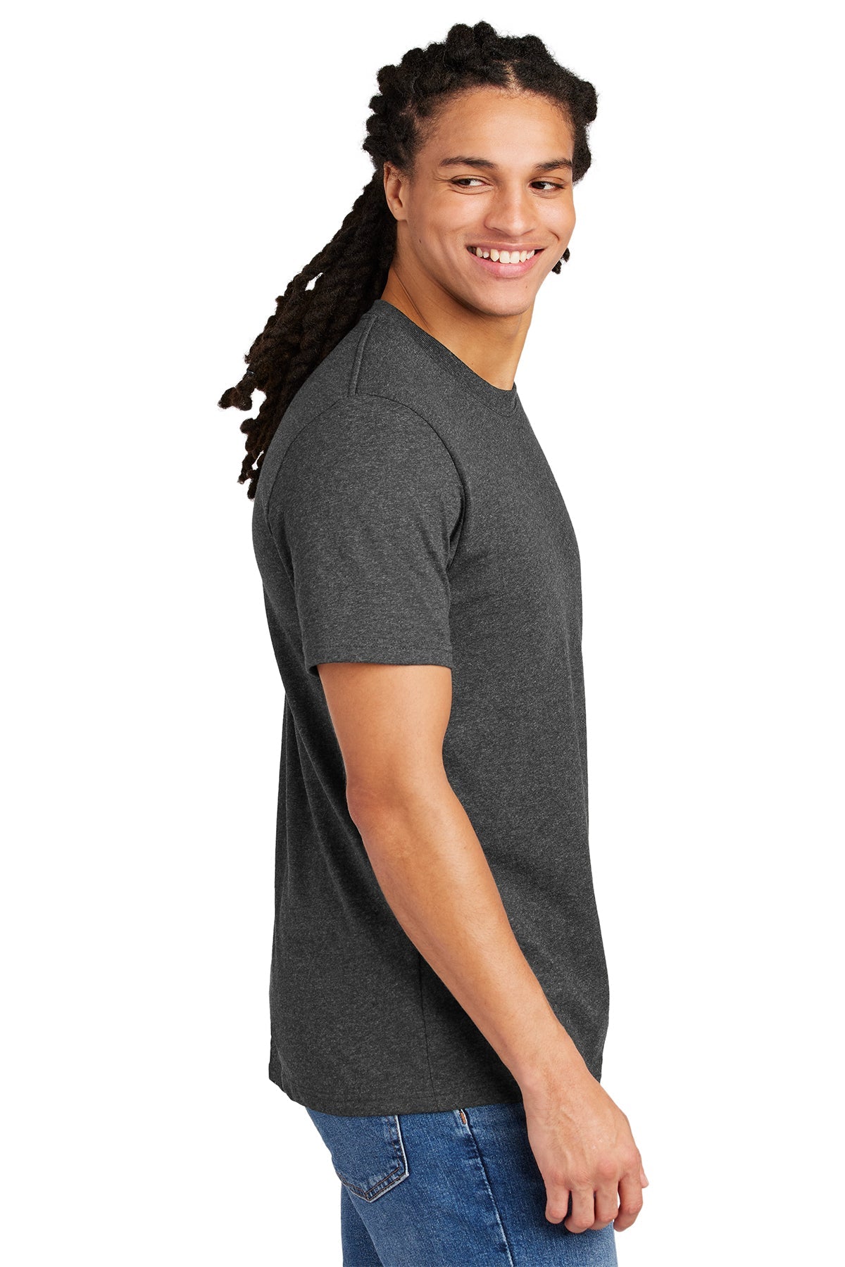 district re-tee dt8000 charcoal heather