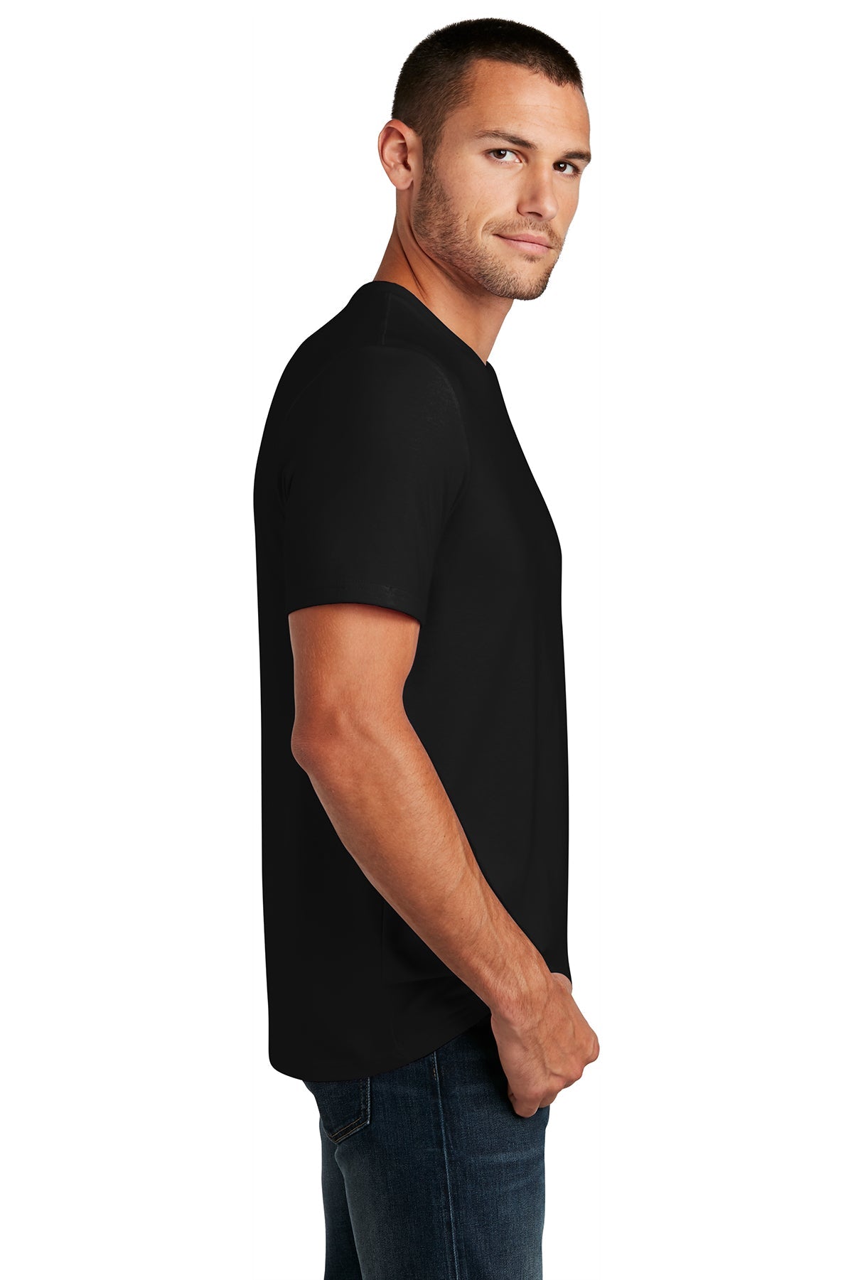 district flex tee dt7500 black