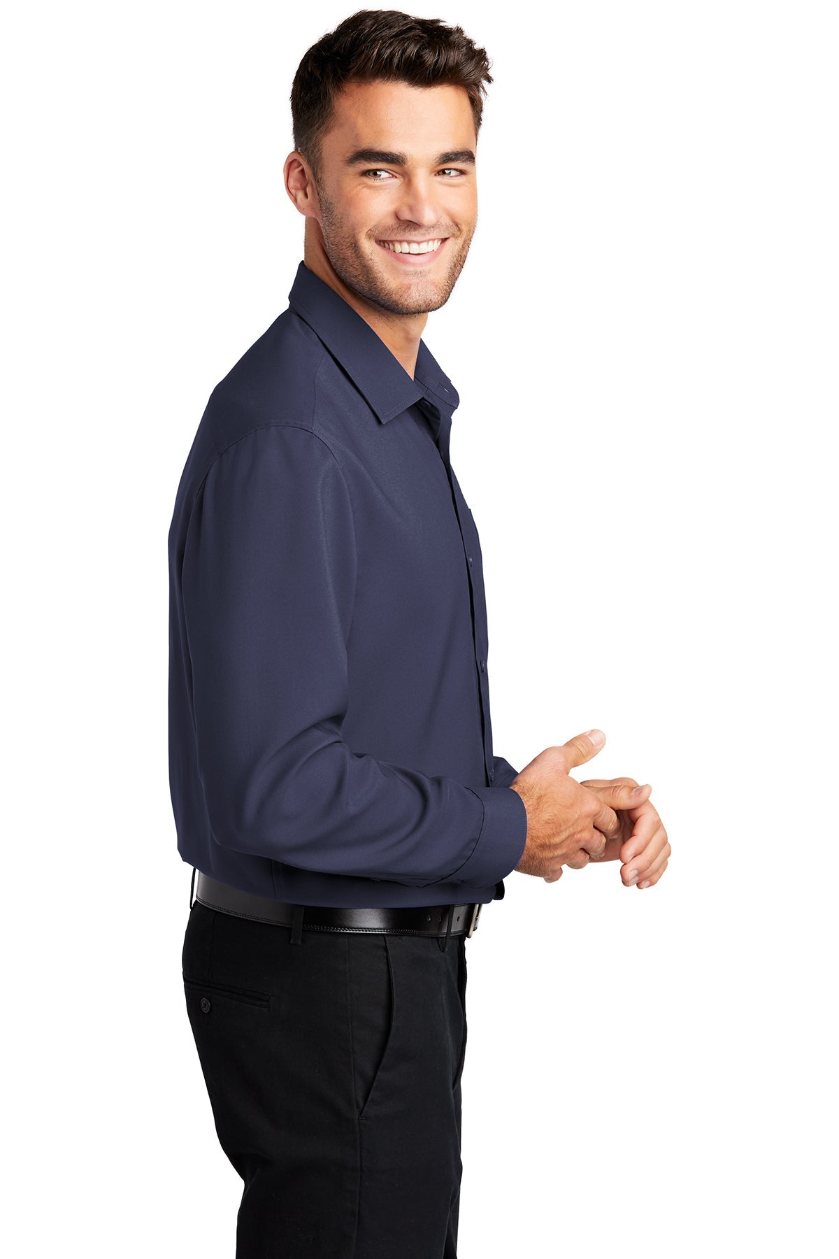 port authority_w401 _true navy_company_logo_button downs