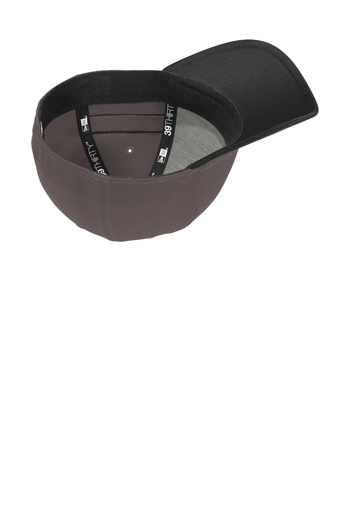 New Era Stretch Cotton Striped Custom Caps, Graphite Black