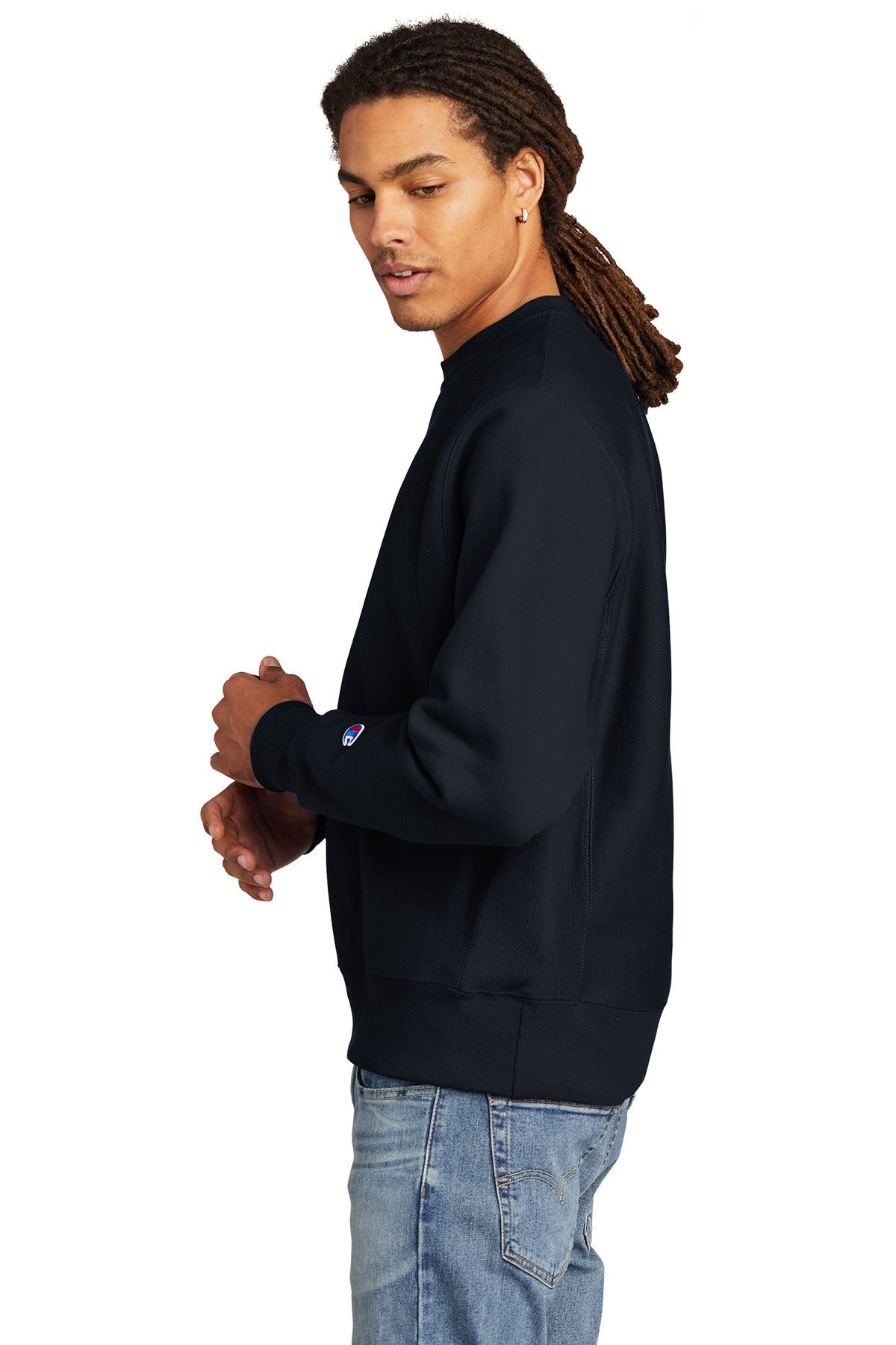 Champion Reverse Weave Crewneck Sweatshirt S149 Navy