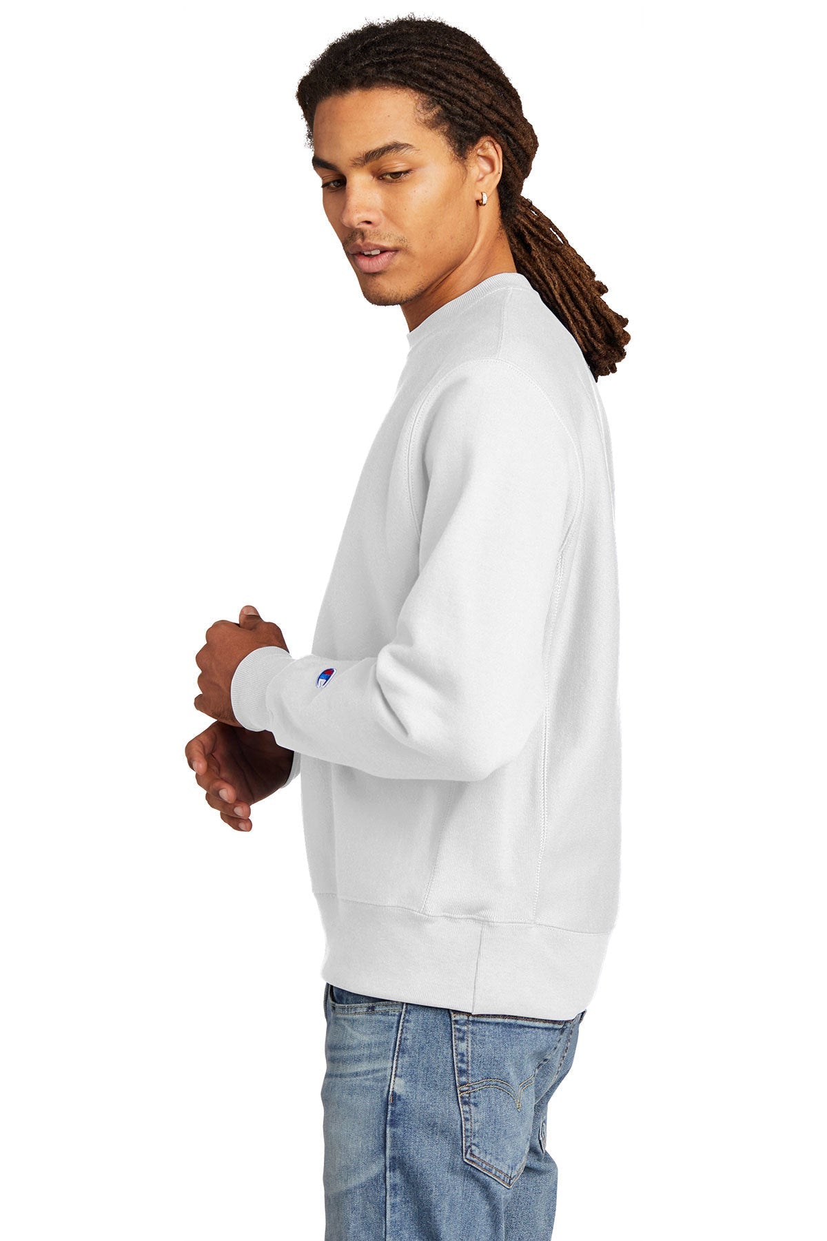 Champion Reverse Weave Crewneck Sweatshirt S149 White