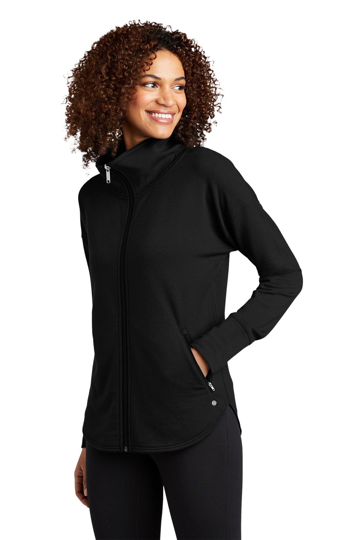 OGIO Ladies Luuma Custom Fleece Jackets, Blacktop [Adam Equipment]