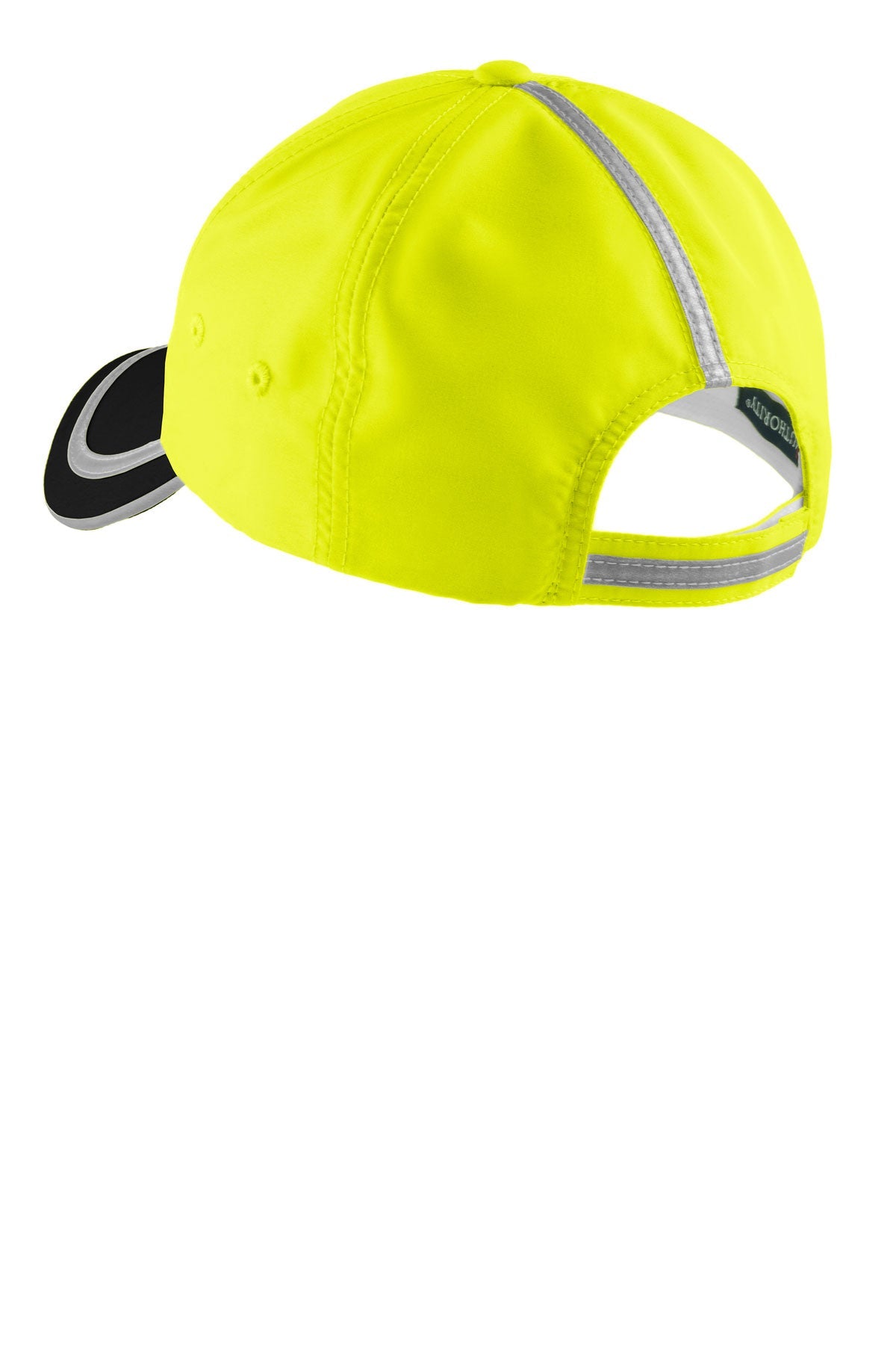 Port Authority Enhanced Branded Visibility Caps, Sfty Ylw/Black/ Reflective