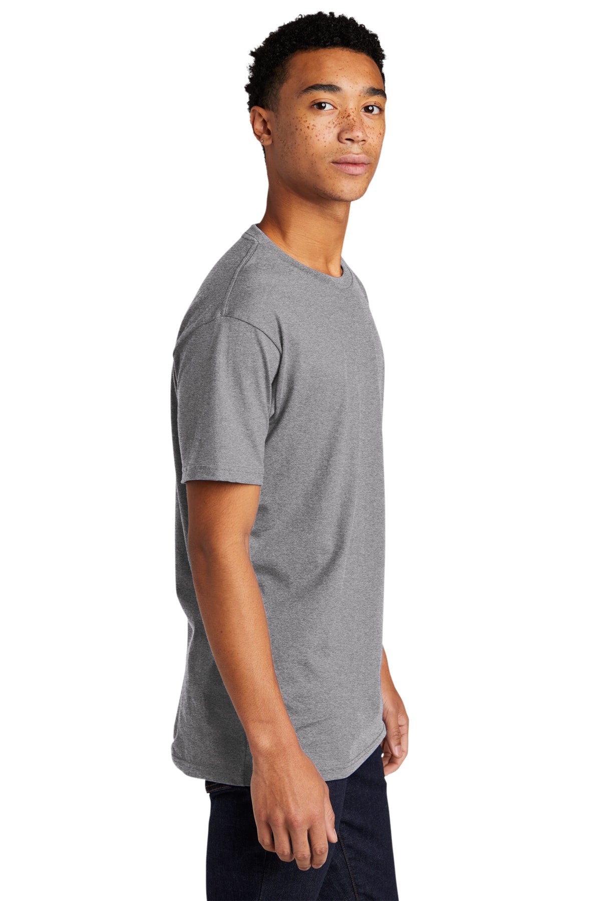 Next Level Unisex Cotton Custom Tee's, Heather Gray