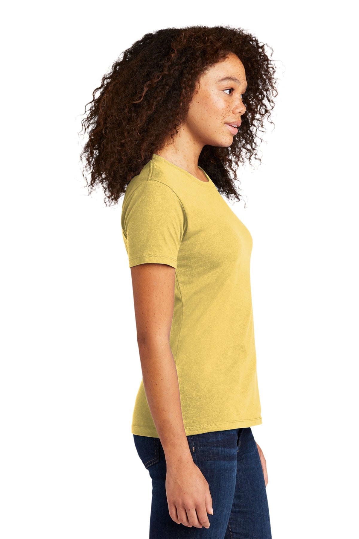 Next Level Women's Cotton Boyfriend Custom Tee's, Banana Cream