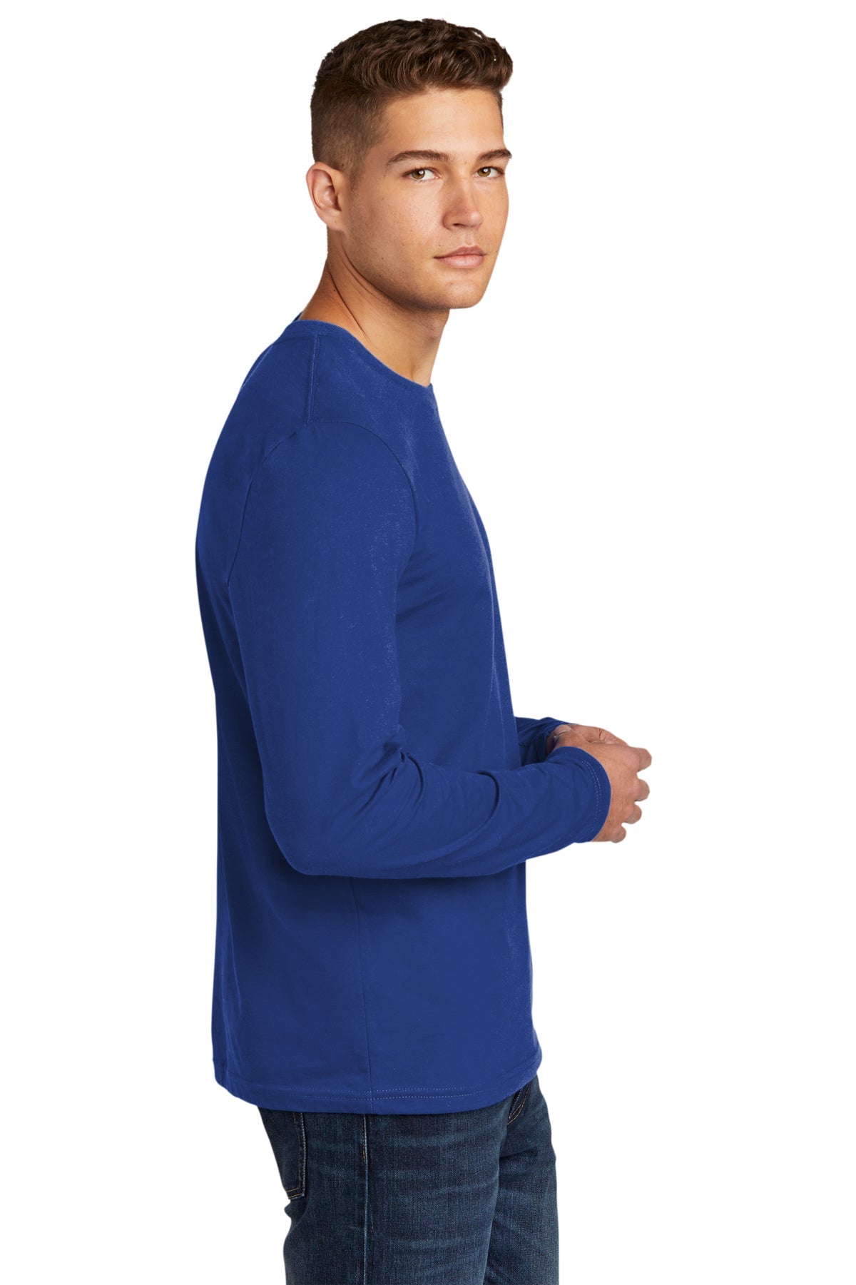 Next Level Cotton Long Sleeve Customized Tee's, Royal