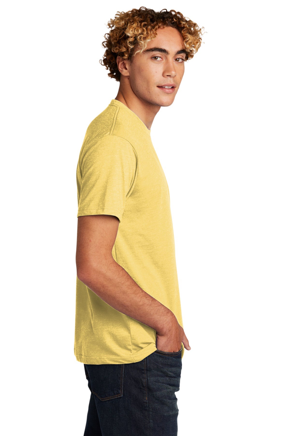 Next Level Unisex CVC Customized T-Shirts, Banana Cream