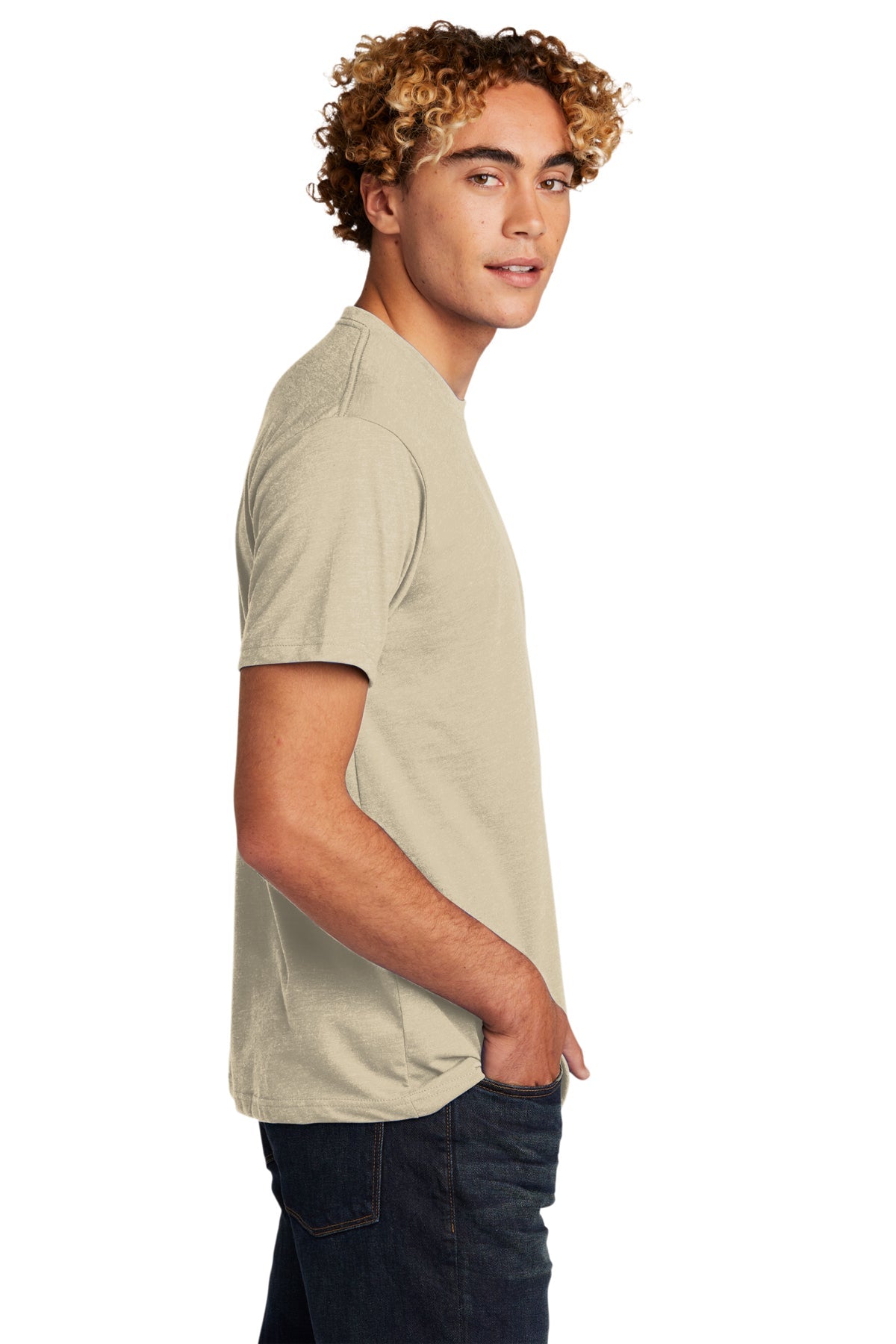 Next Level Unisex CVC Customized T-Shirts, Cream