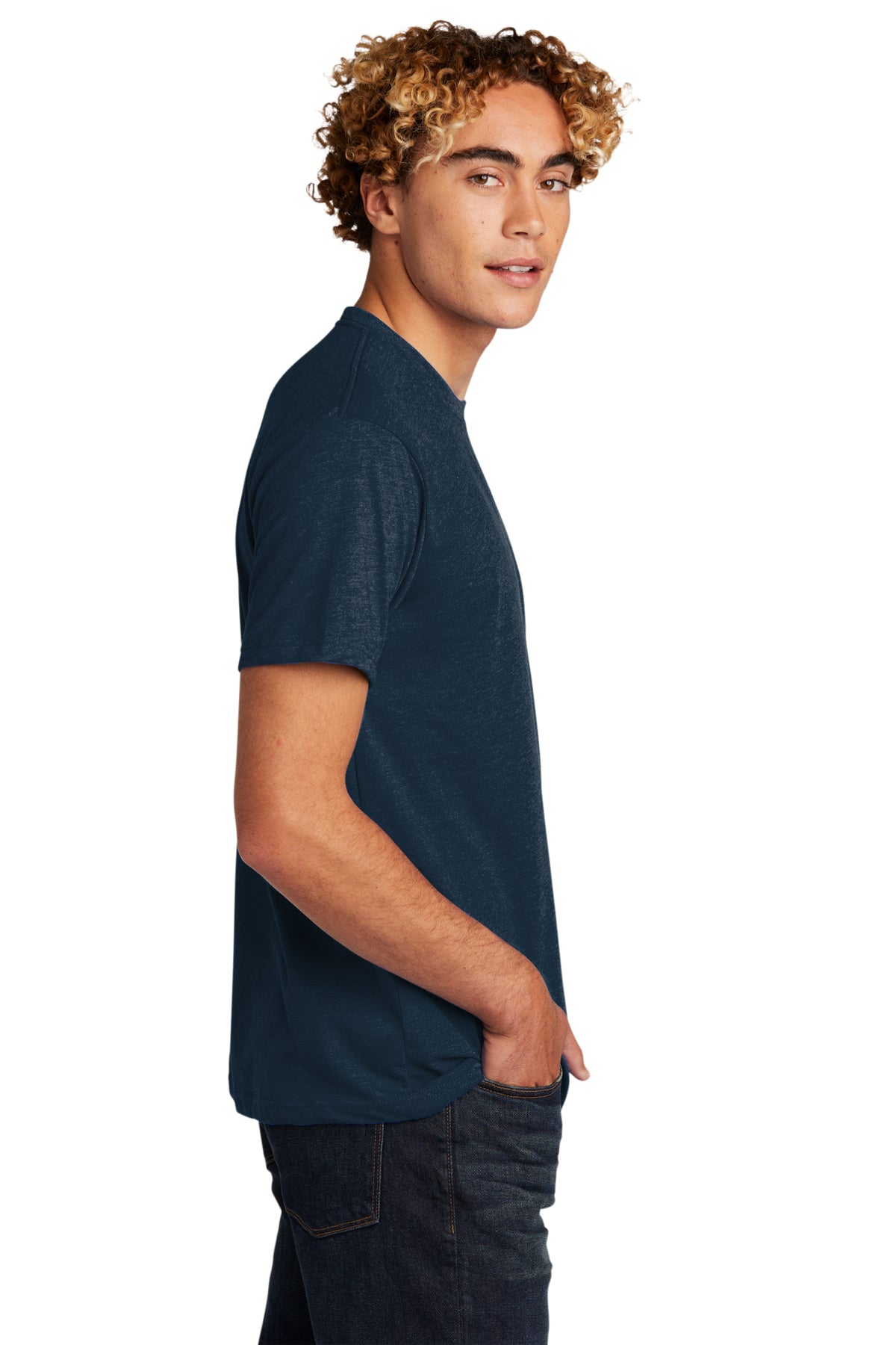 Next Level Unisex CVC Customized T-Shirts, Midnight Navy