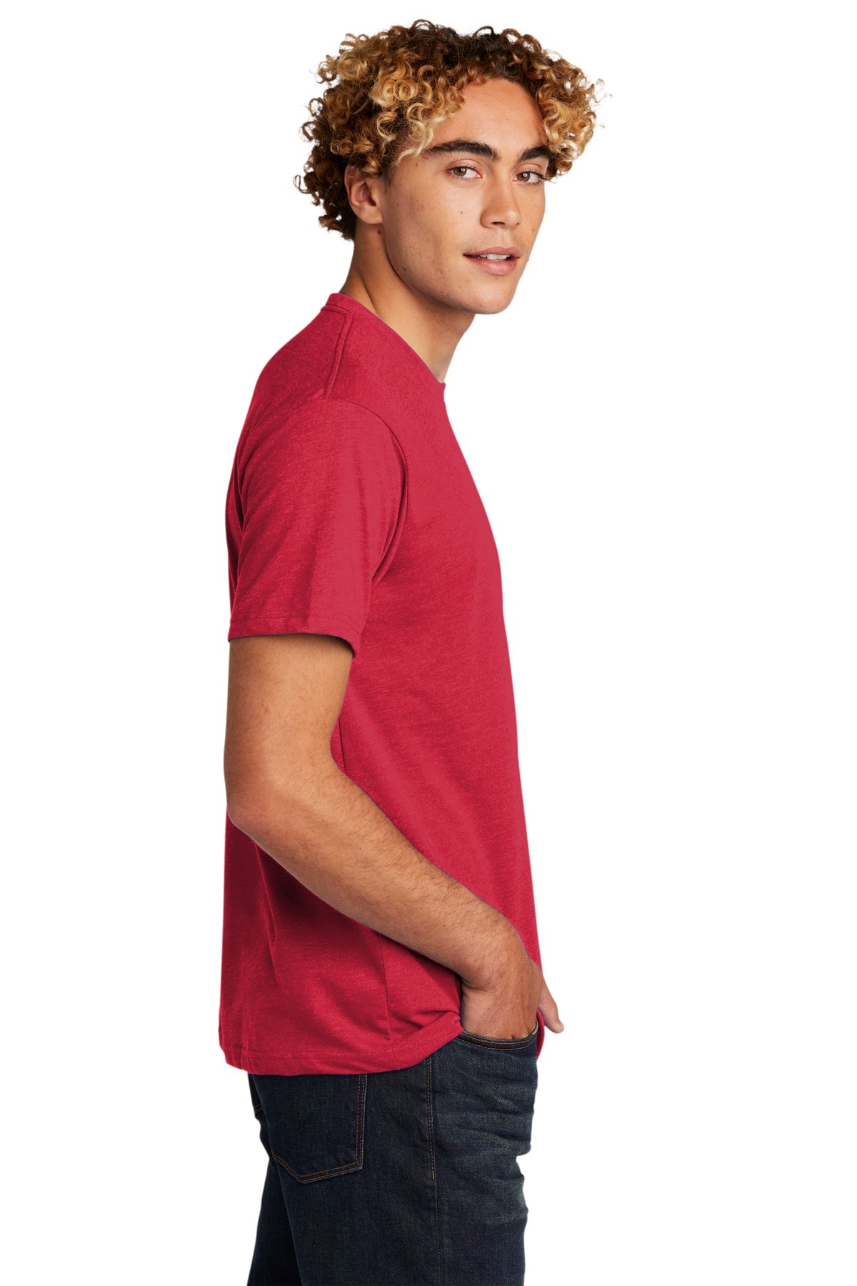 Next Level Unisex CVC Customized T-Shirts, Red