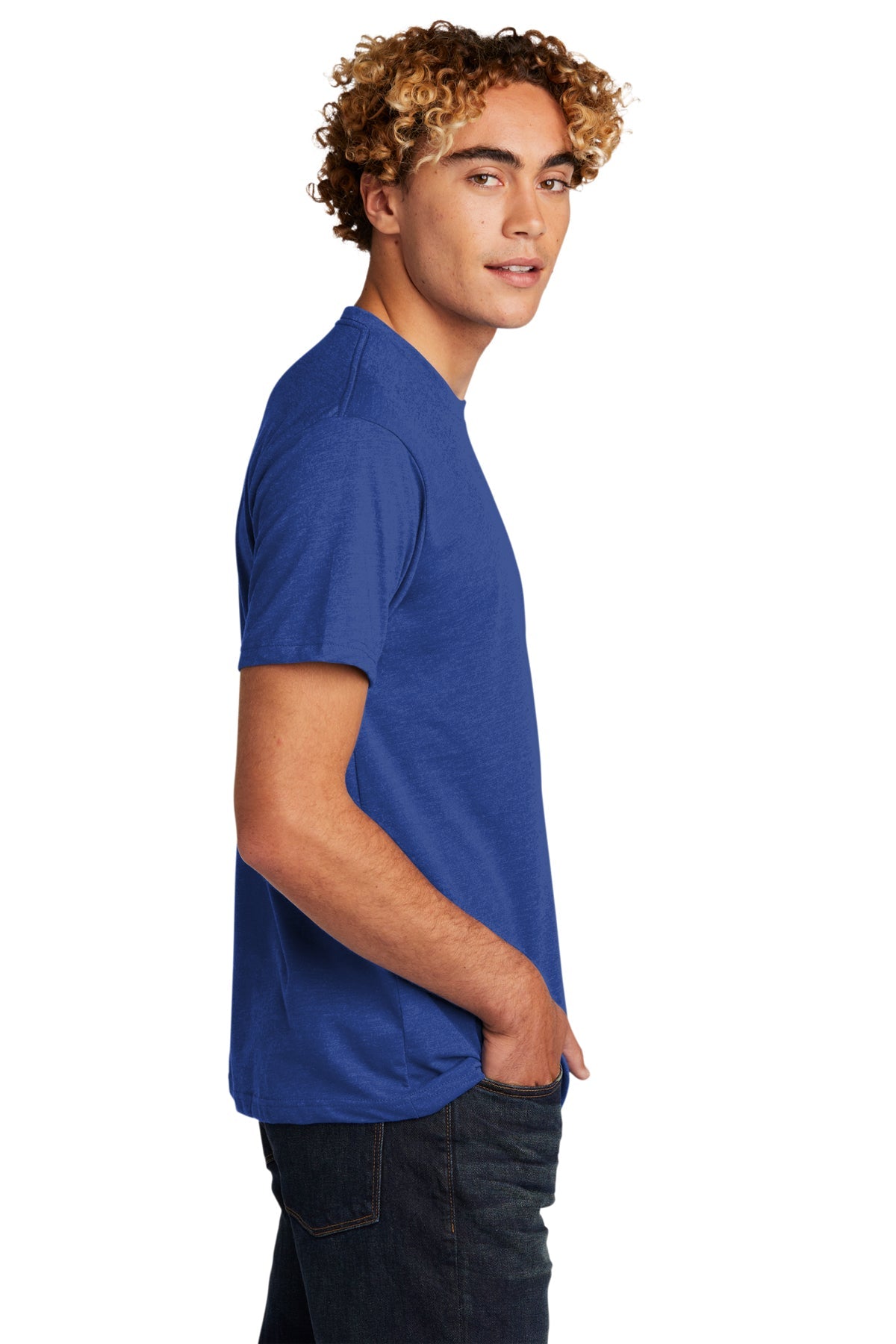 Next Level Unisex CVC Customized T-Shirts, Royal