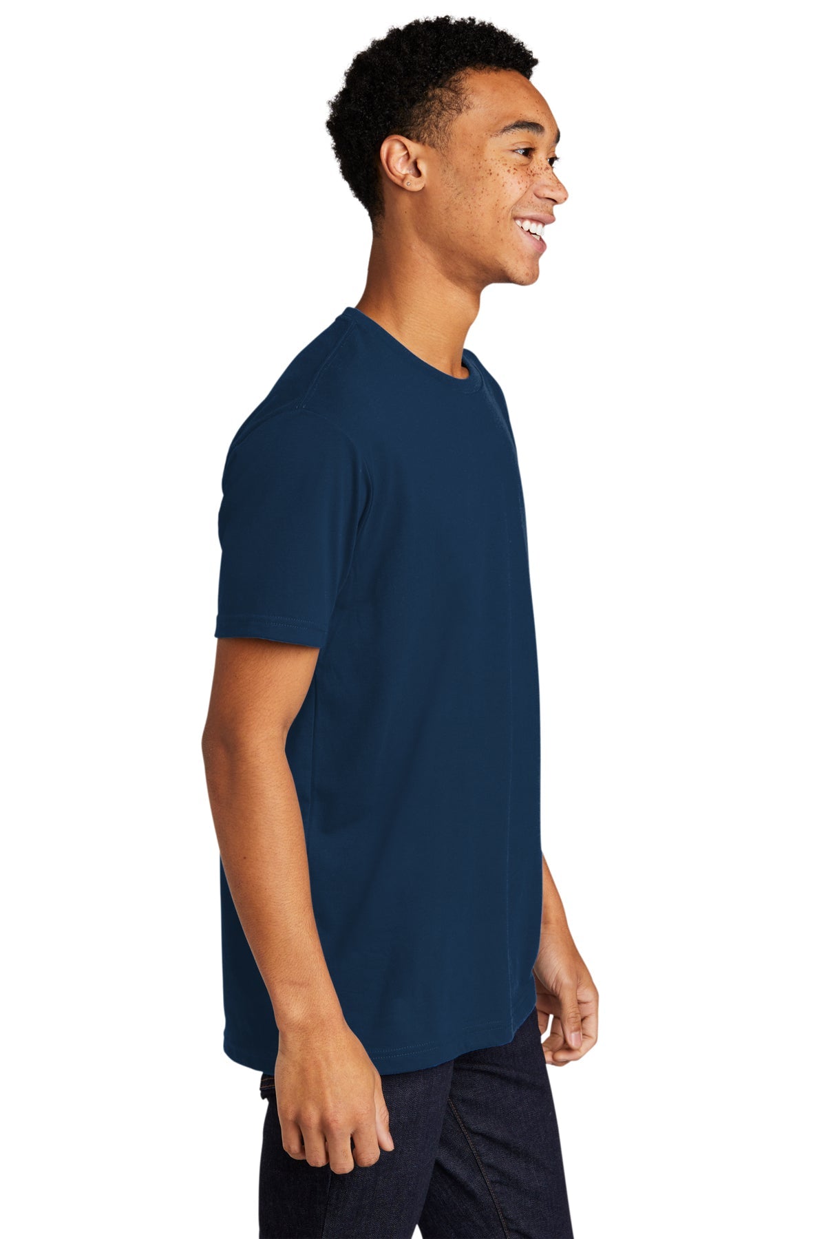 Next Level Unisex CVC Sueded Branded Tee's, Cool Blue
