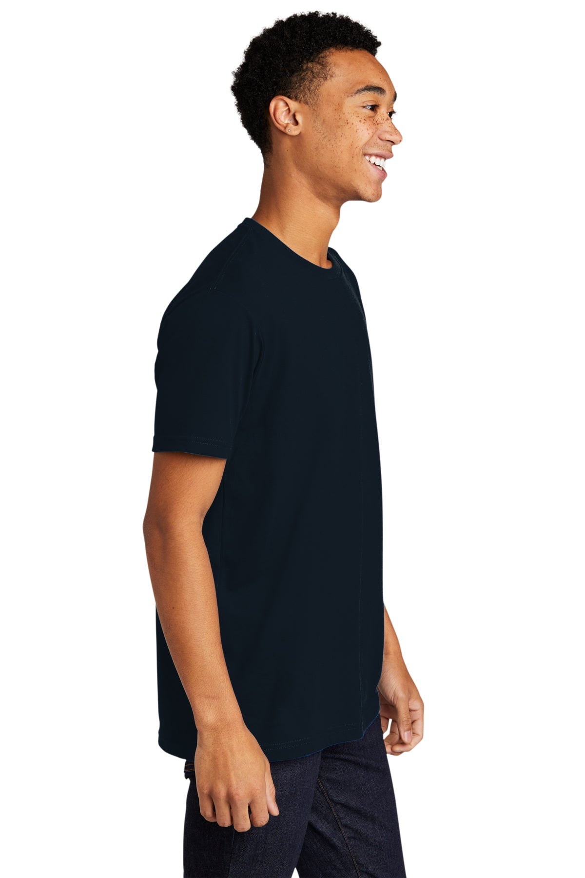Next Level Unisex CVC Sueded Branded Tee's, Midnight Navy