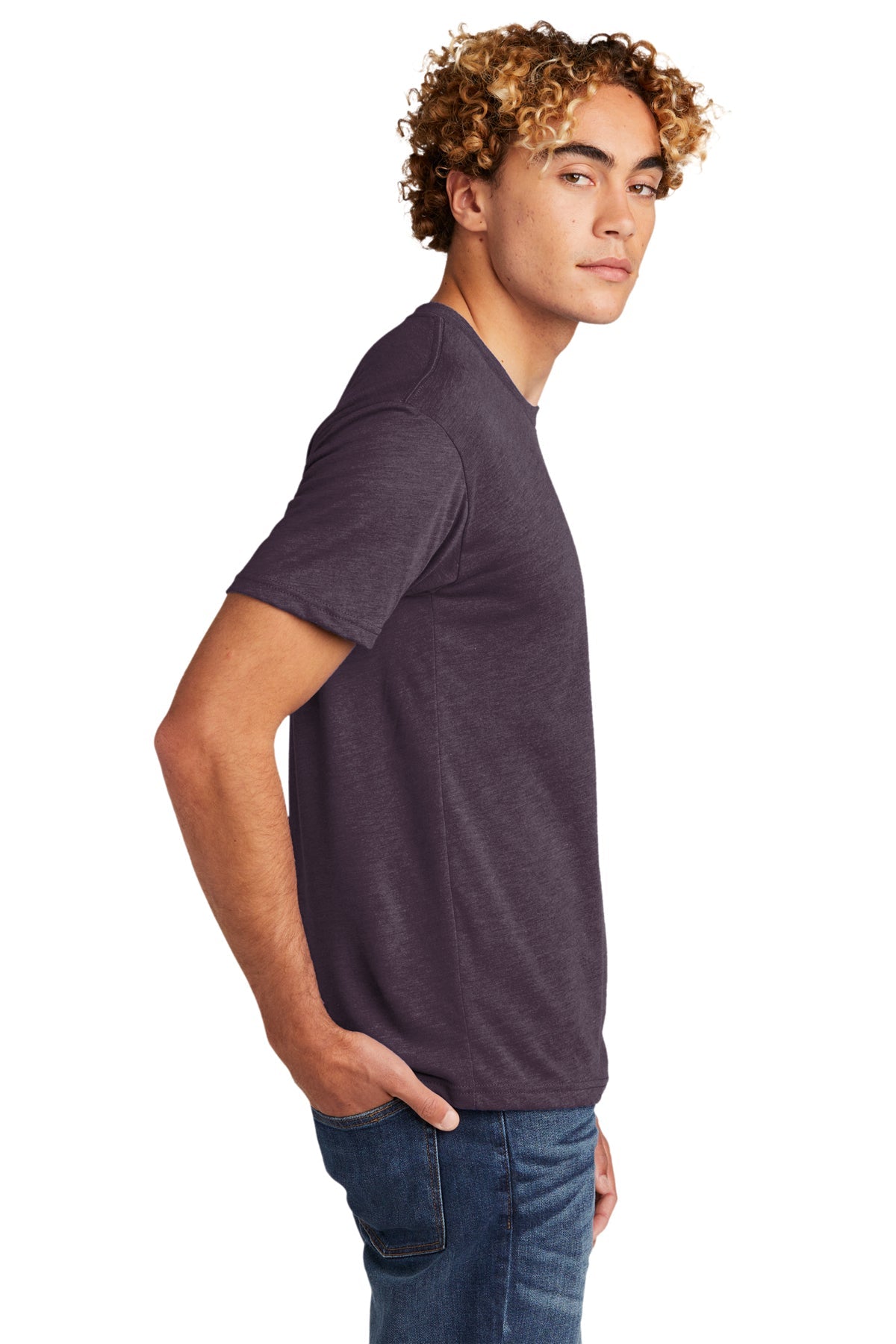 Next Level Men's Triblend Crew NL6010 VINTAGE PURPLE