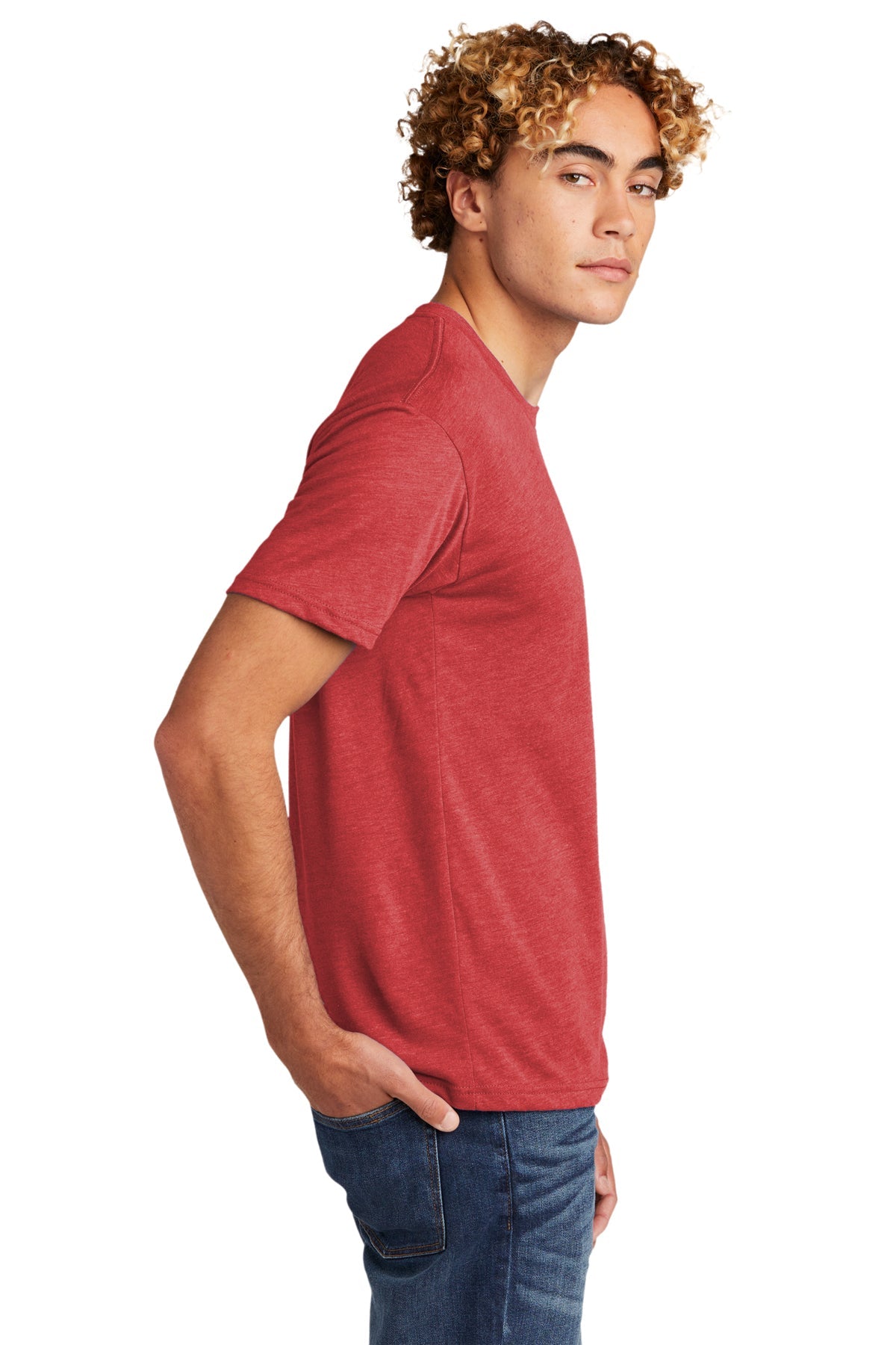 Next Level Unisex Tri Blend Customized Tee's, Vintage Red