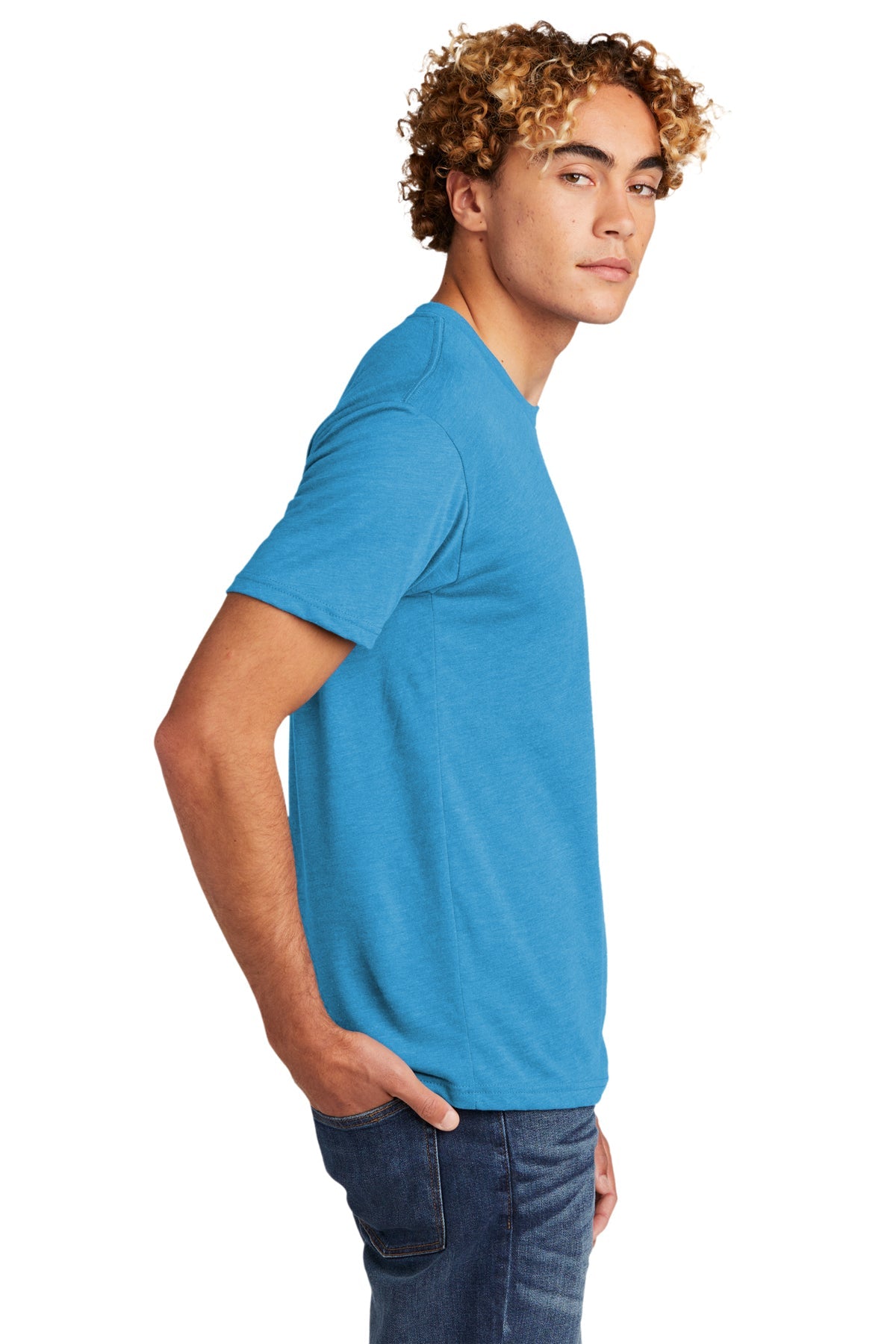 Next Level Men's Triblend Crew NL6010 VINTAGE TURQ