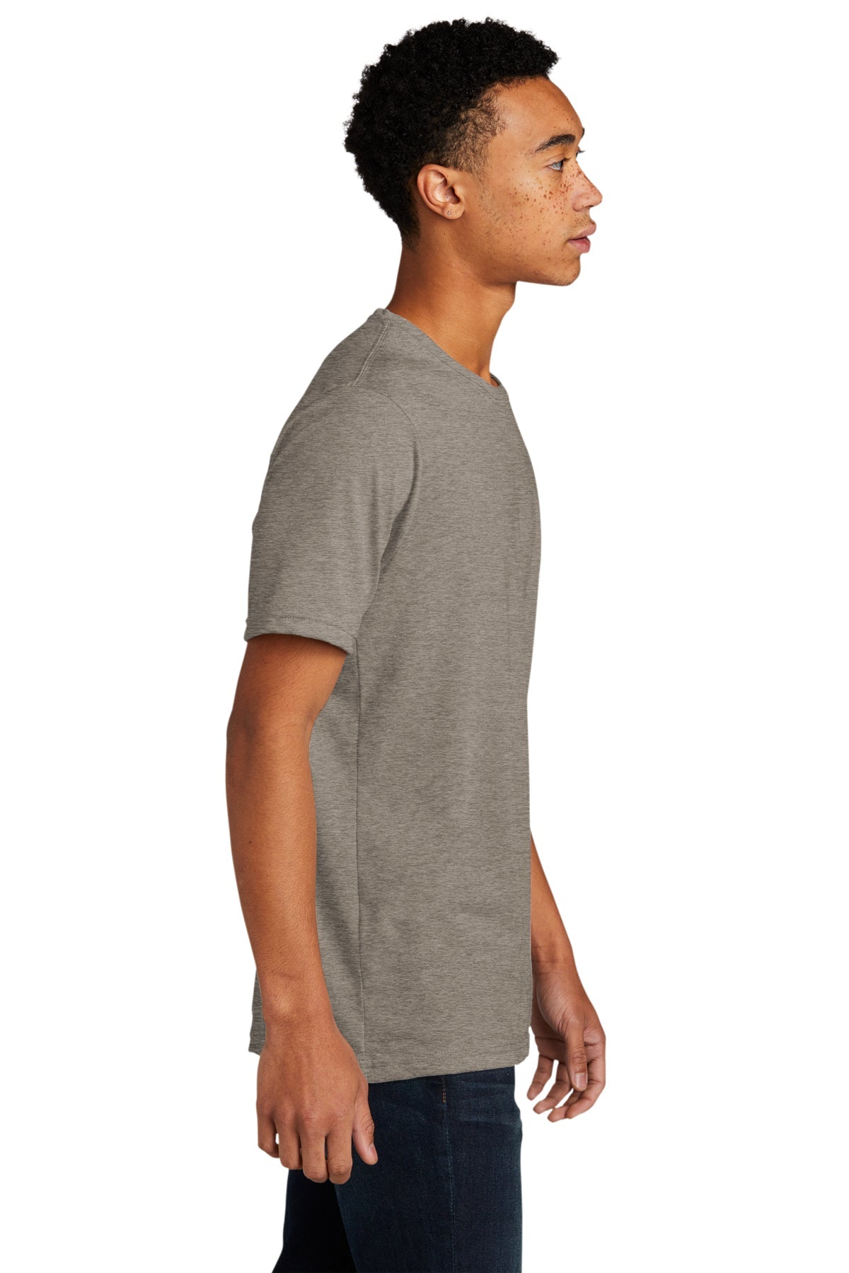 Next Level Unisex Poly Cotton Custom T-Shirts, Ash