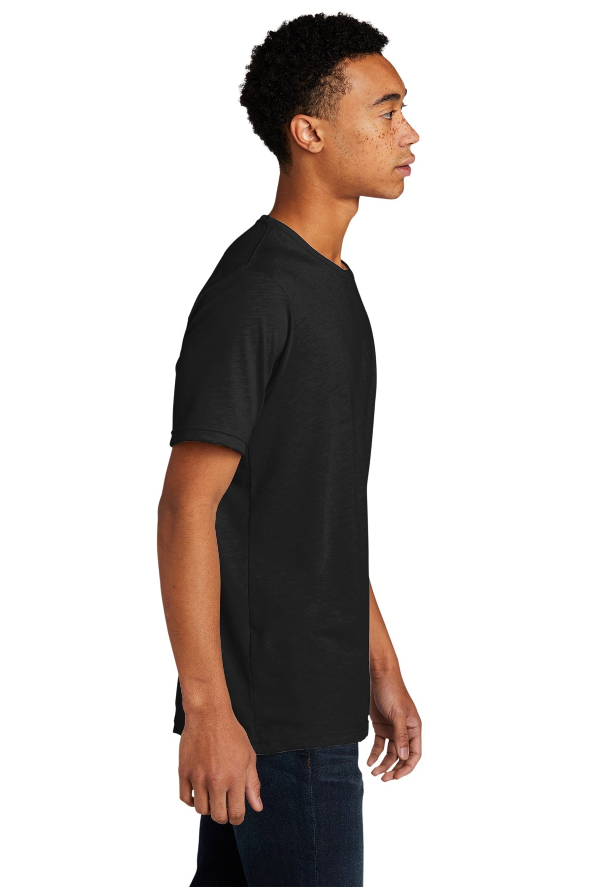Next Level Unisex Poly Cotton Custom T-Shirts, Black