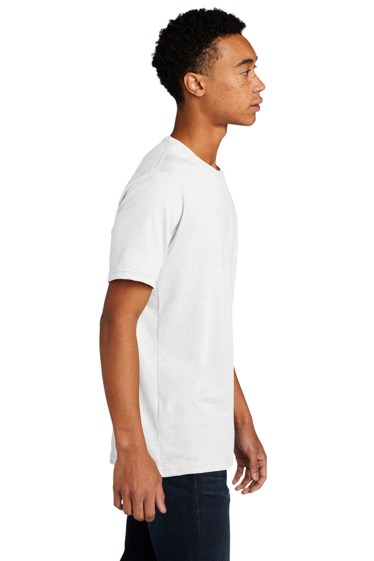 Next Level Unisex Poly Cotton Custom T-Shirts, White