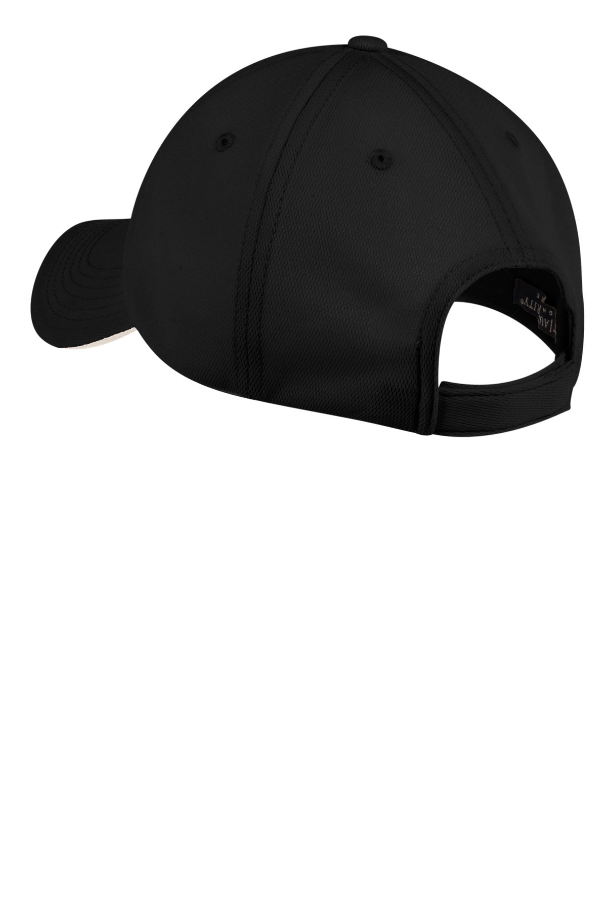 Port Authority Dry Zone Custom Caps, Black/ Stone