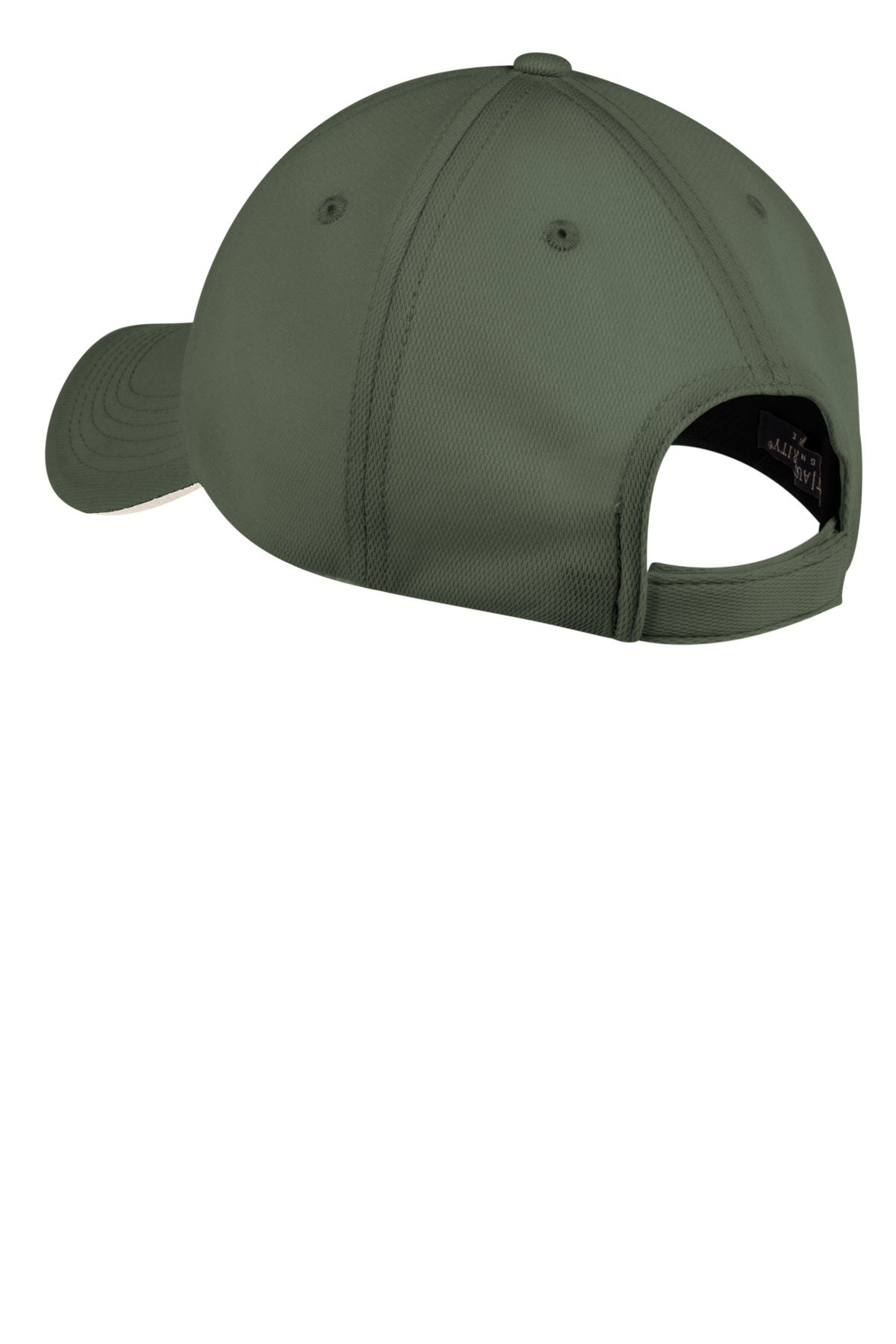 Port Authority Dry Zone Custom Caps, Olive/ Stone