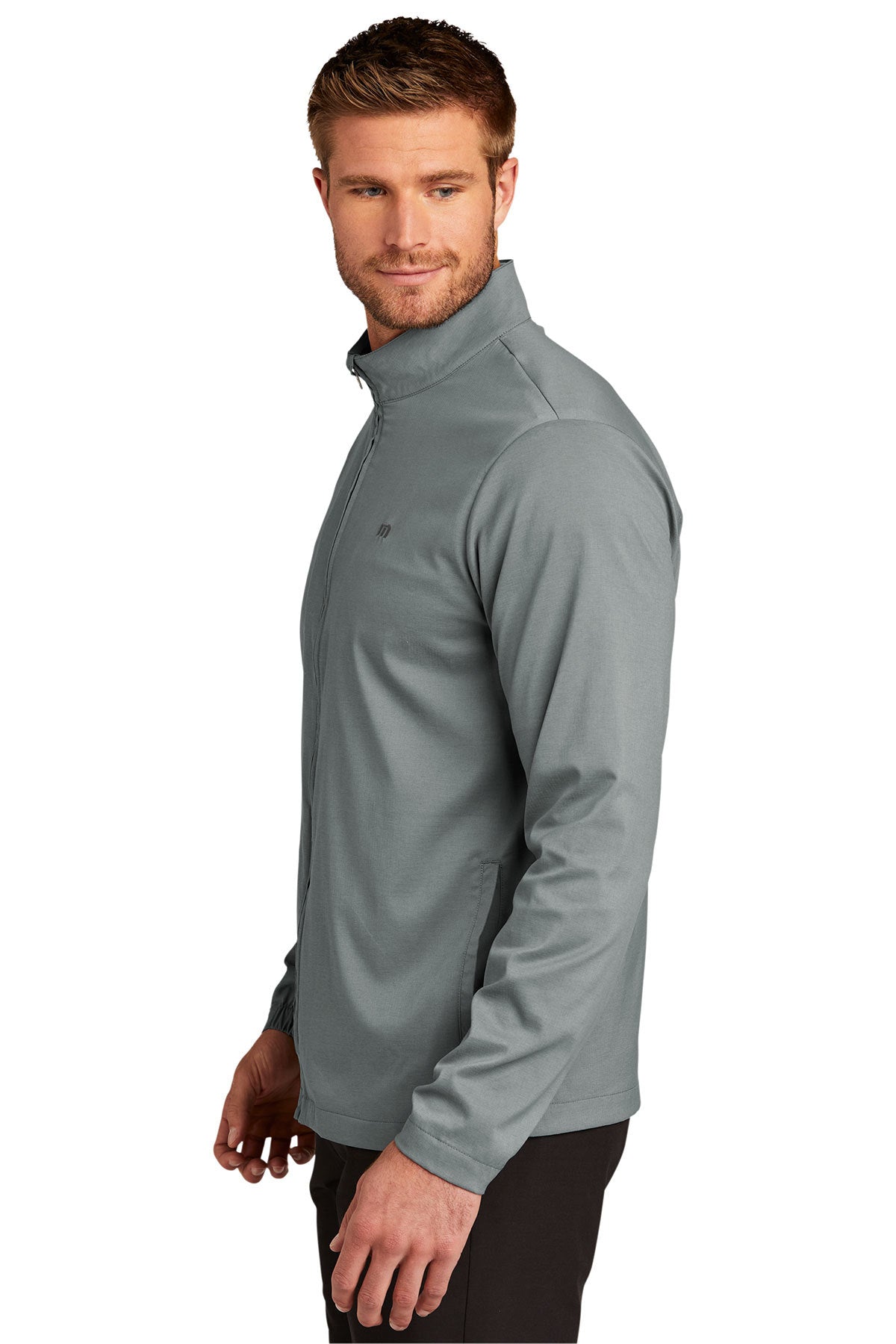 TravisMathew Surfside Full-Zip Jacket Quiet Shade Grey Heather