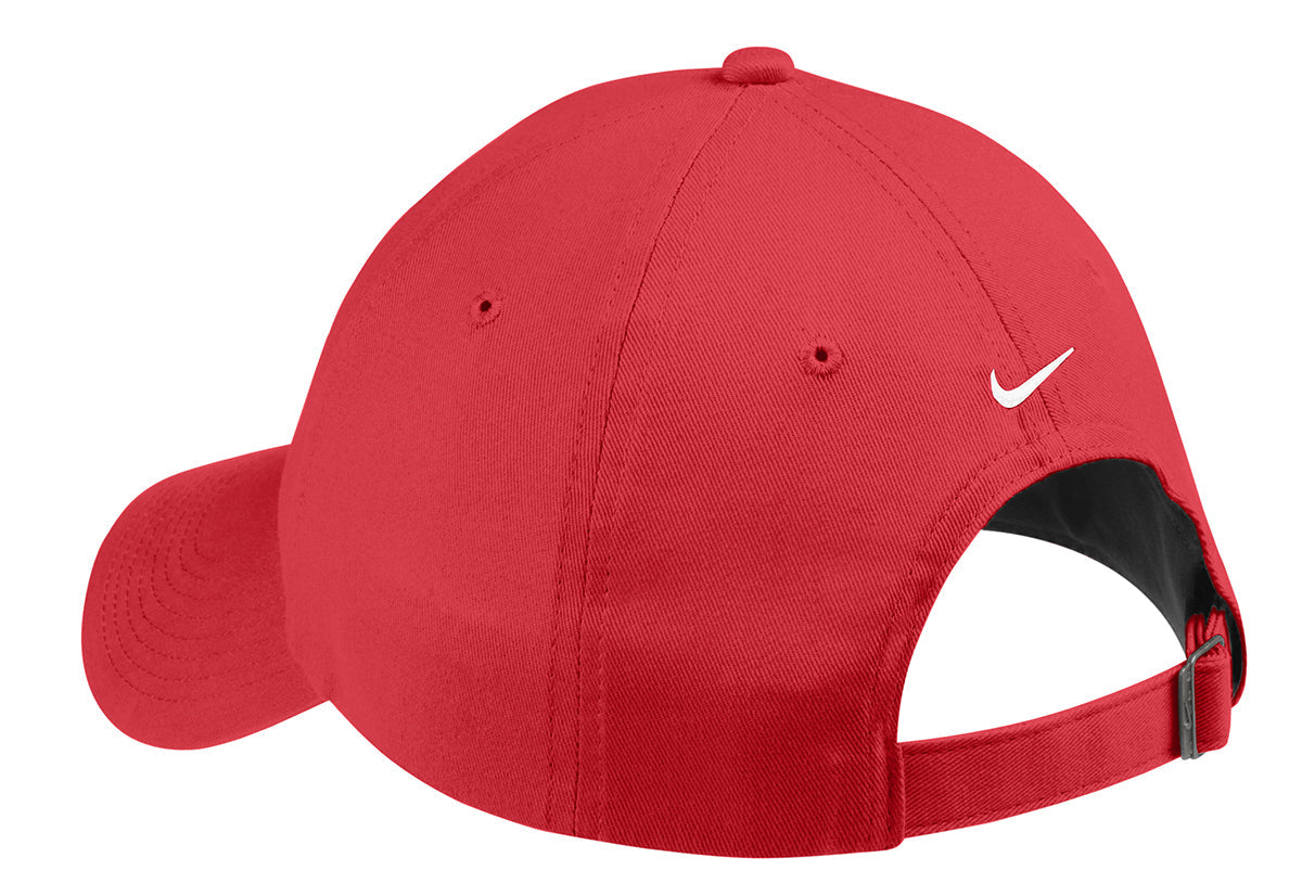 Nike Unstructured Twill Custom Caps, Gym Red