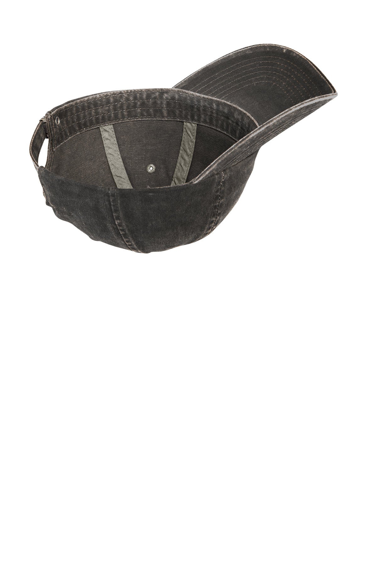Port Authority Ladies Garment-Washed Custom Caps, Black [NCT]