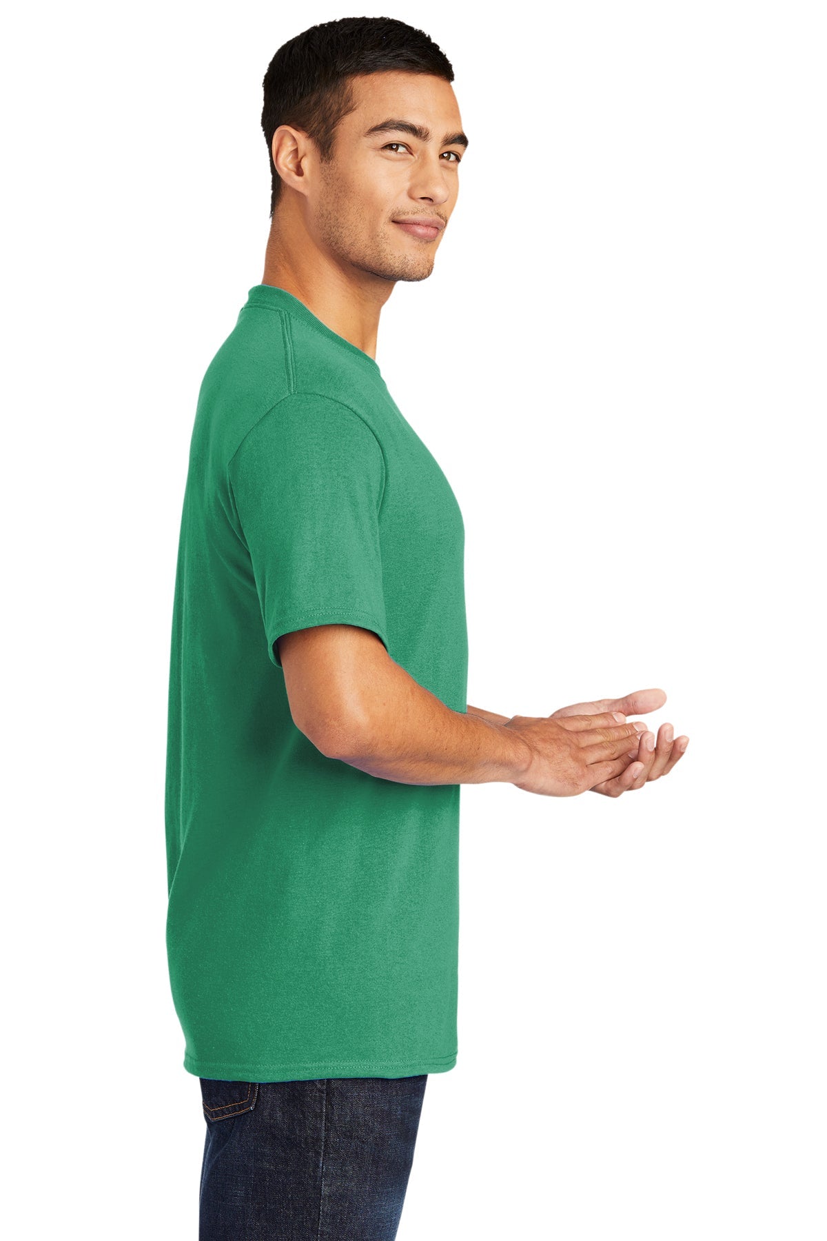 Port & Company Core Blend Branded Tee's, Kelly