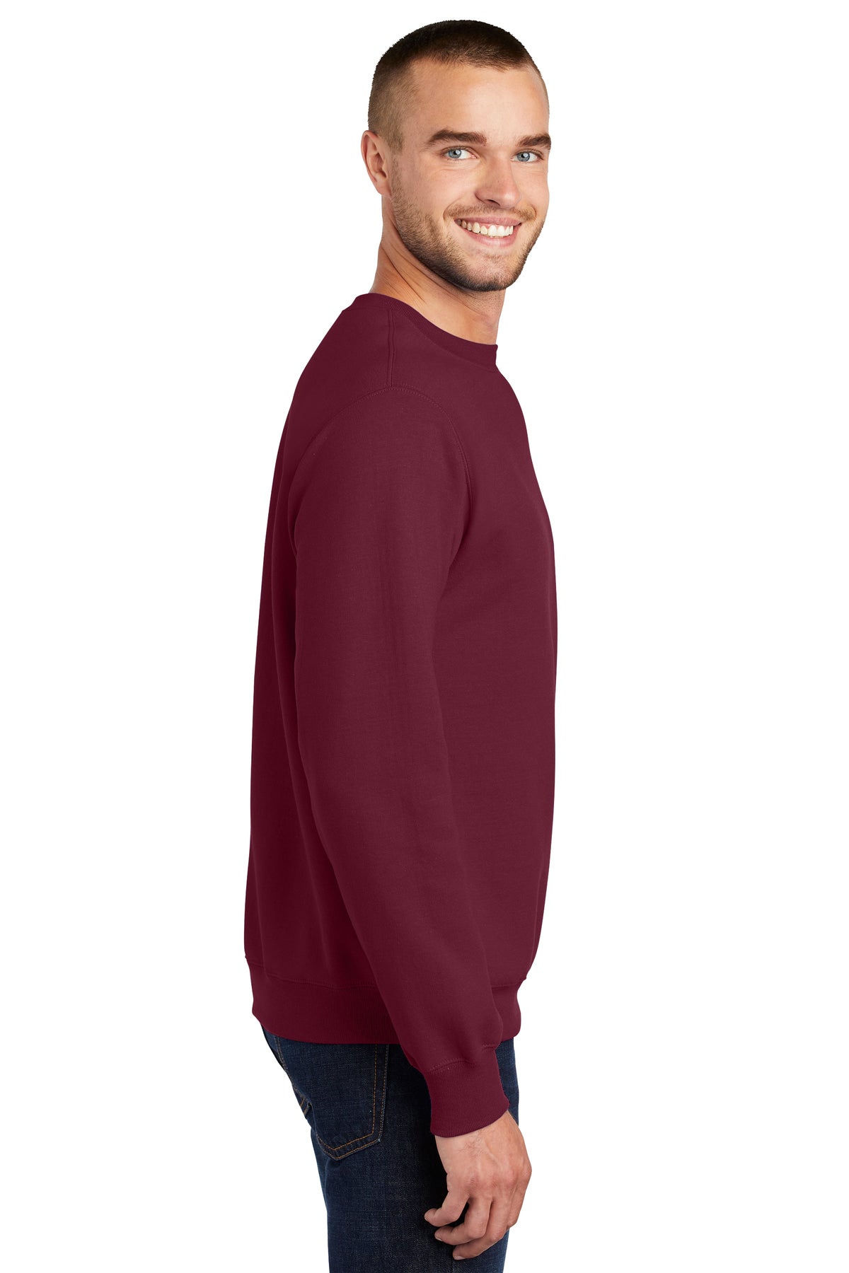 port & company_pc90 _cardinal_company_logo_sweatshirts
