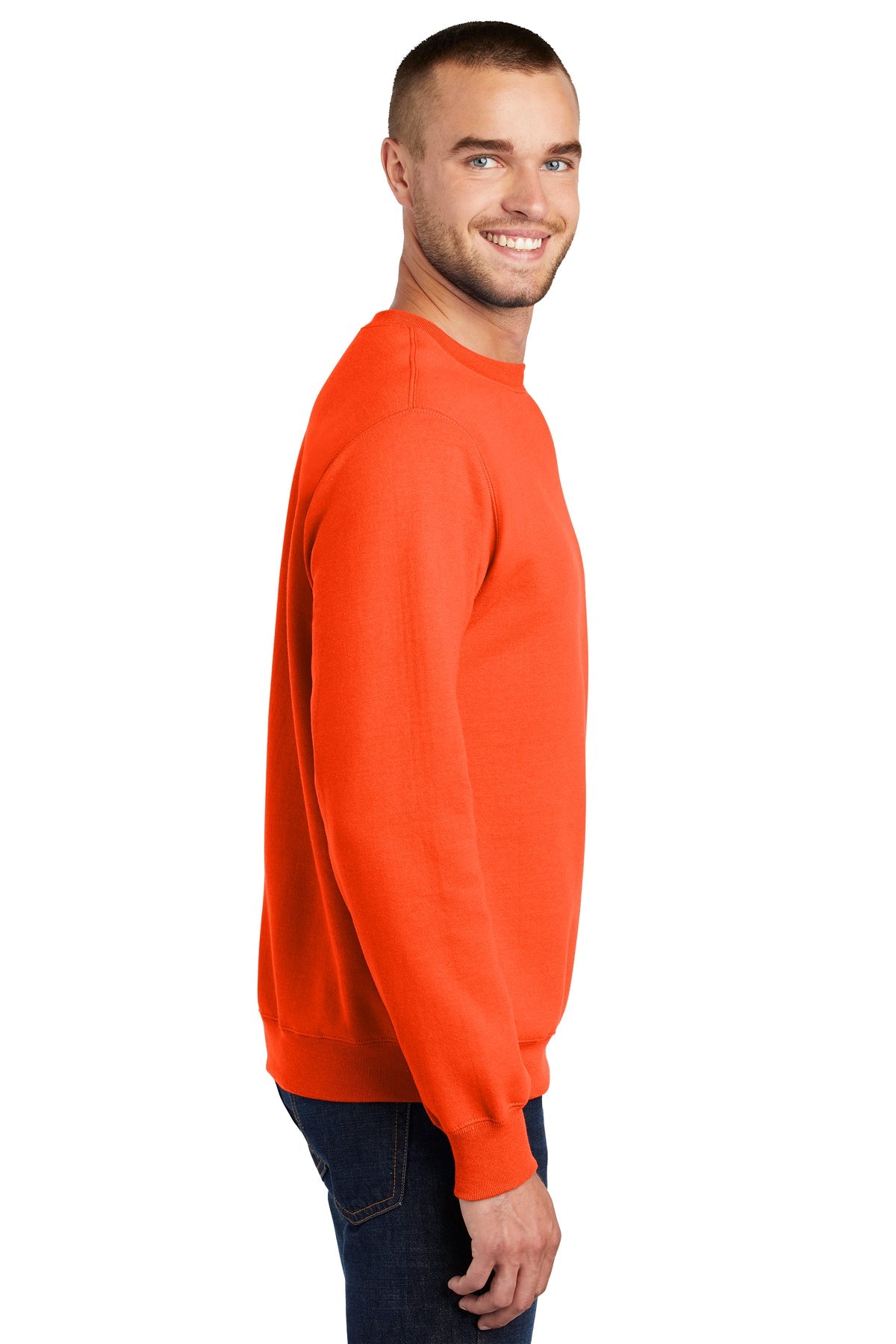 port & company_pc90 _safety orange_company_logo_sweatshirts