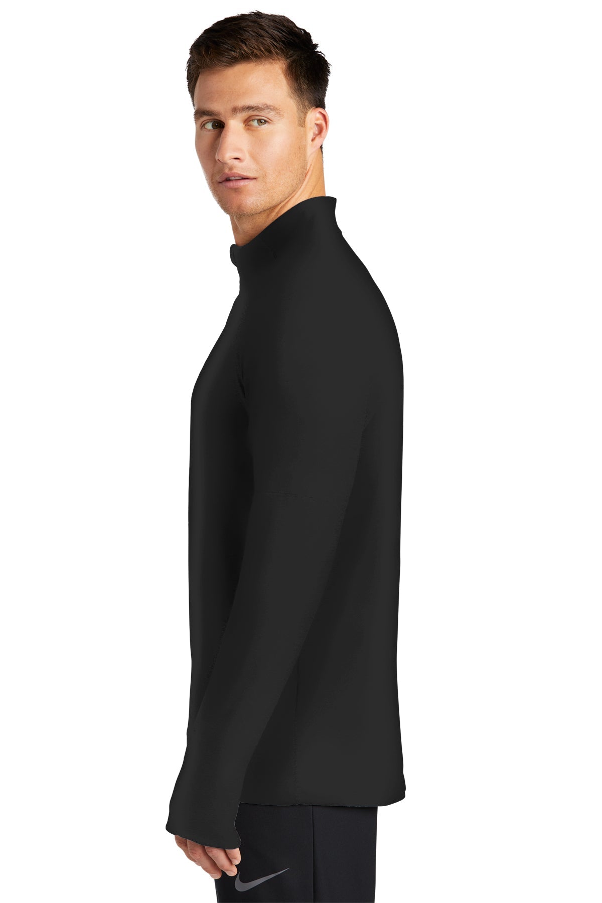Nike Dri-FIT Element Custom Quarter Zips, Black