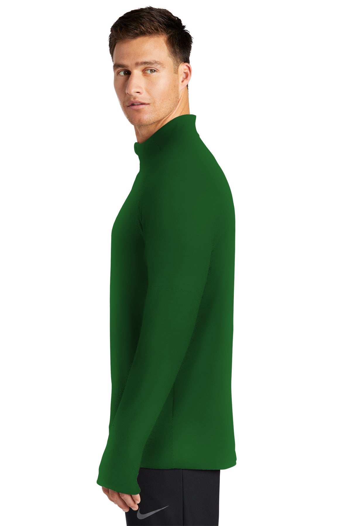 Nike Dri-FIT Element Custom Quarter Zips, Top Dark Green
