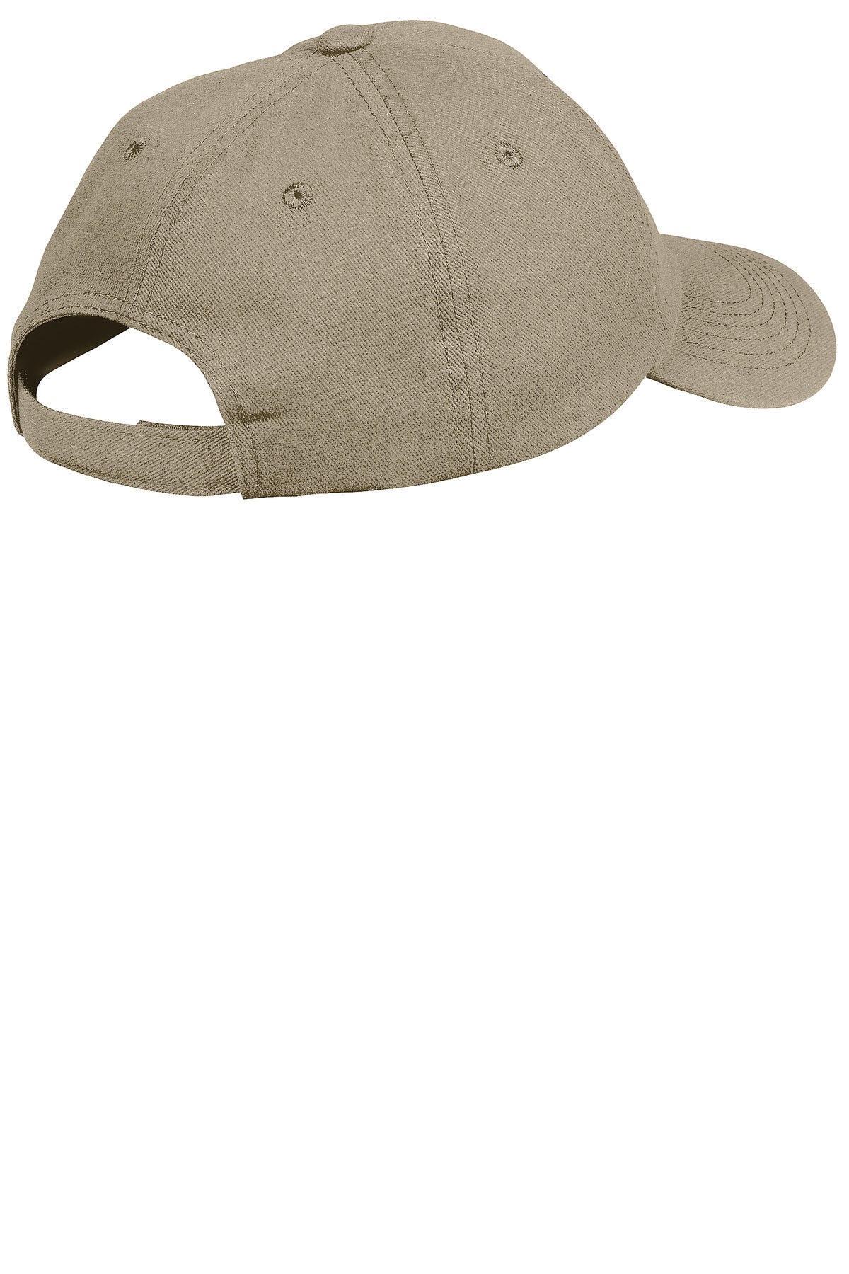 Port Authority Brushed Twill Custom Caps, Khaki