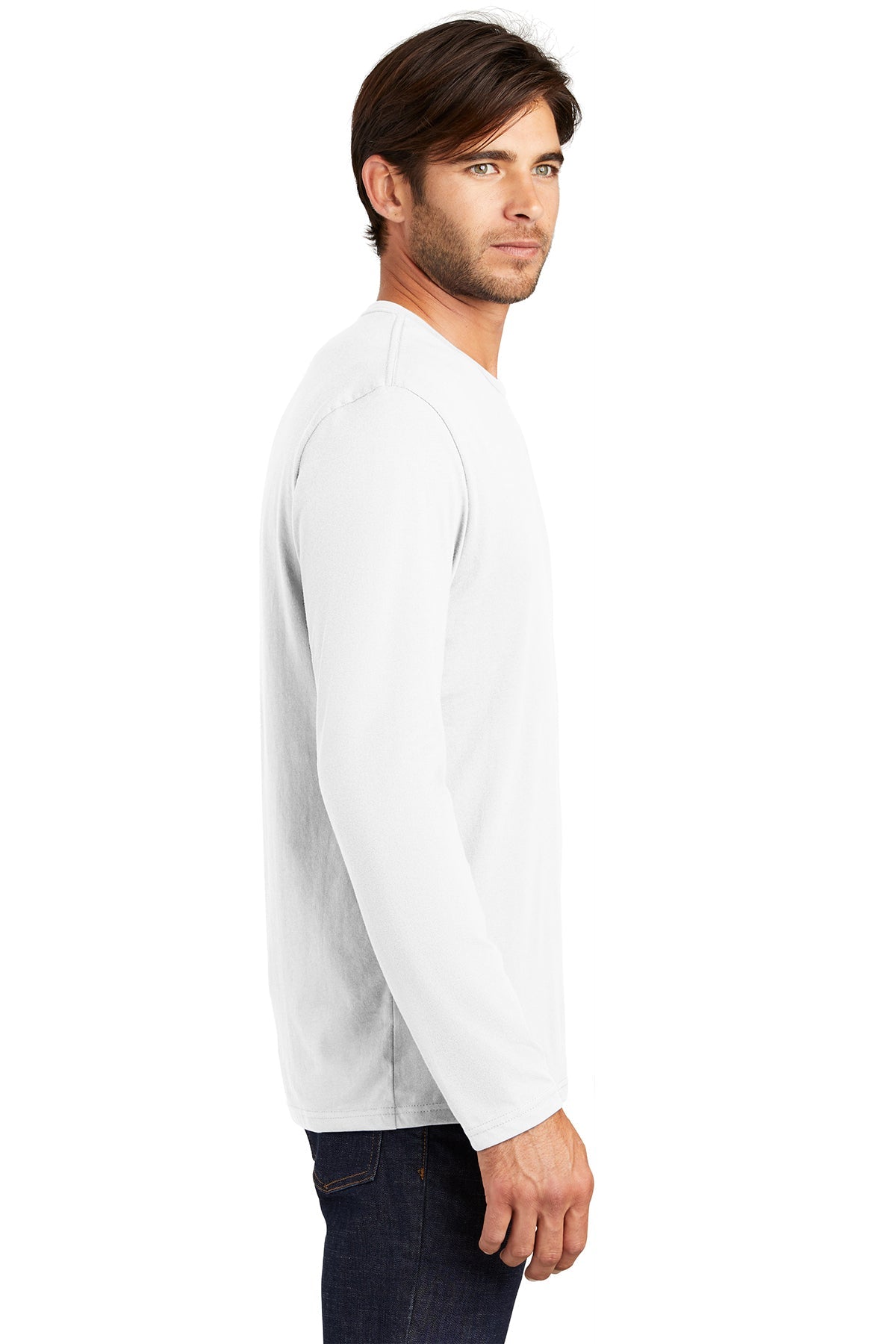 District Made Mens Perfect Weight Long Sleeve Tee