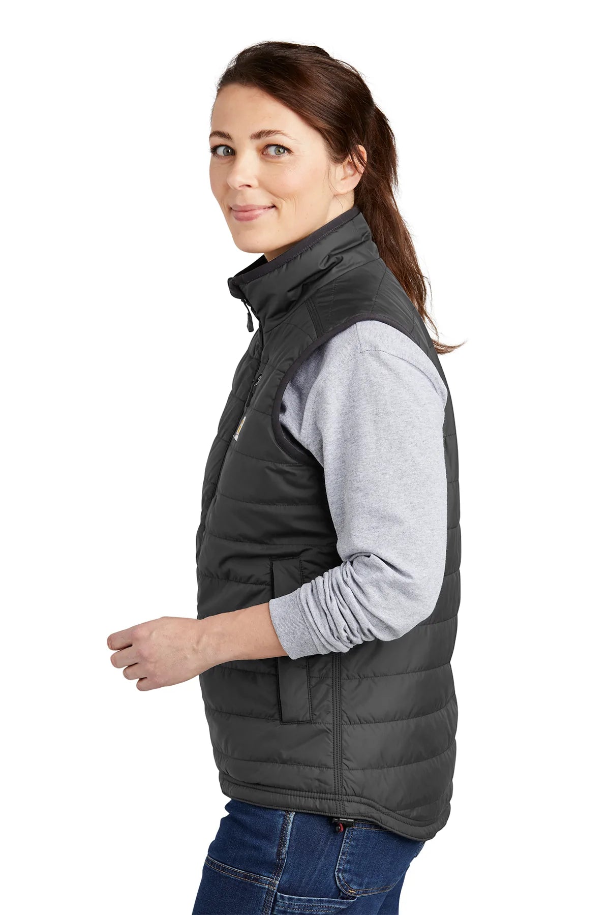 Carhartt Womens Gilliam Customized Vests, Shadow Grey