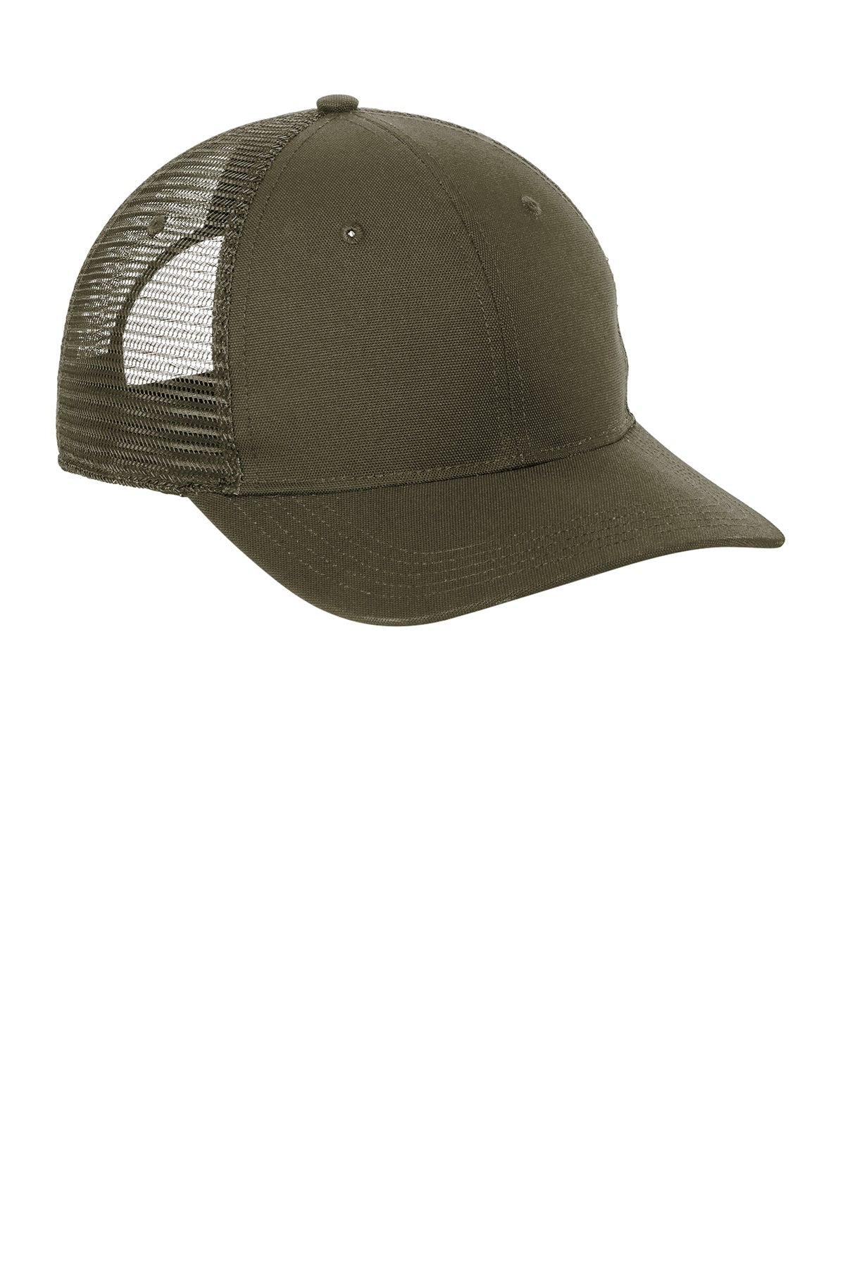 Carhartt Canvas Mesh Back Custom Caps, Moss